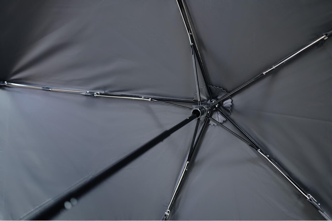 NEW極軽カーボン UVブロック 折 55cm バイカラー 晴雨兼用傘