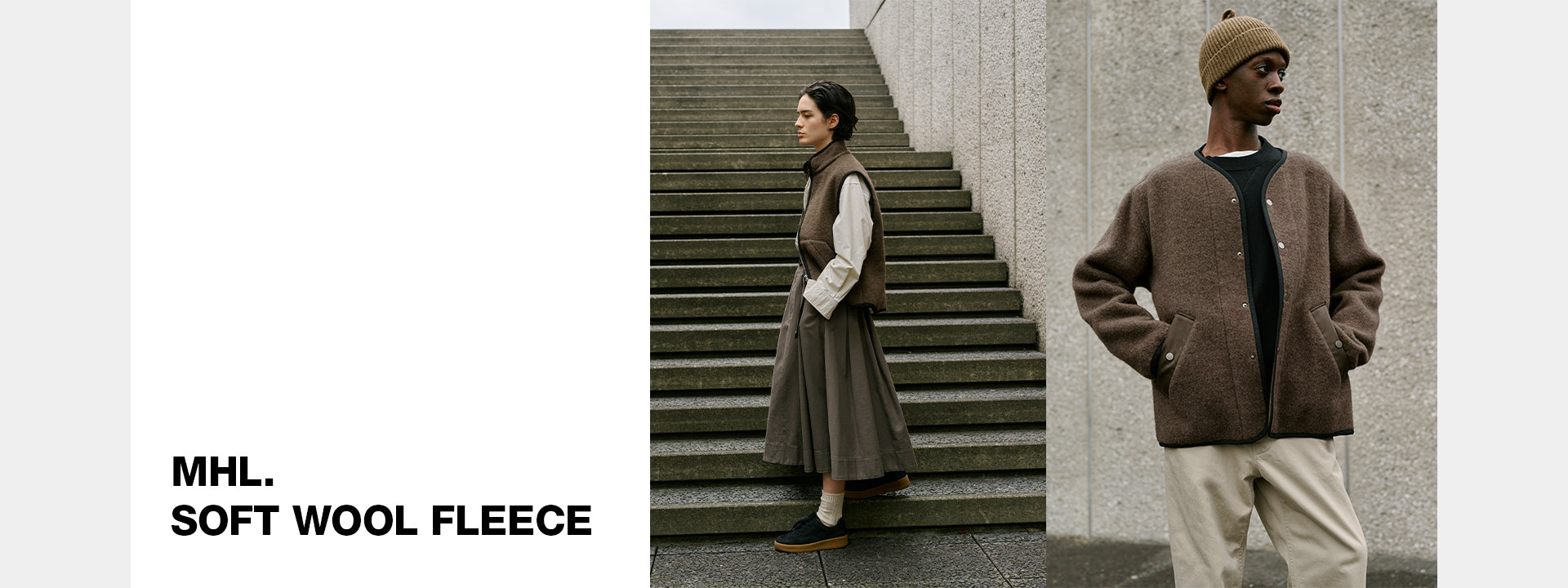 美品✨マーガレットハウエル　パンツセットアップ　ウール　L大きい　グレンチェック GLEN CHECK WOOL PLAINWEAVE | MARGARET HOWELL（マーガレット