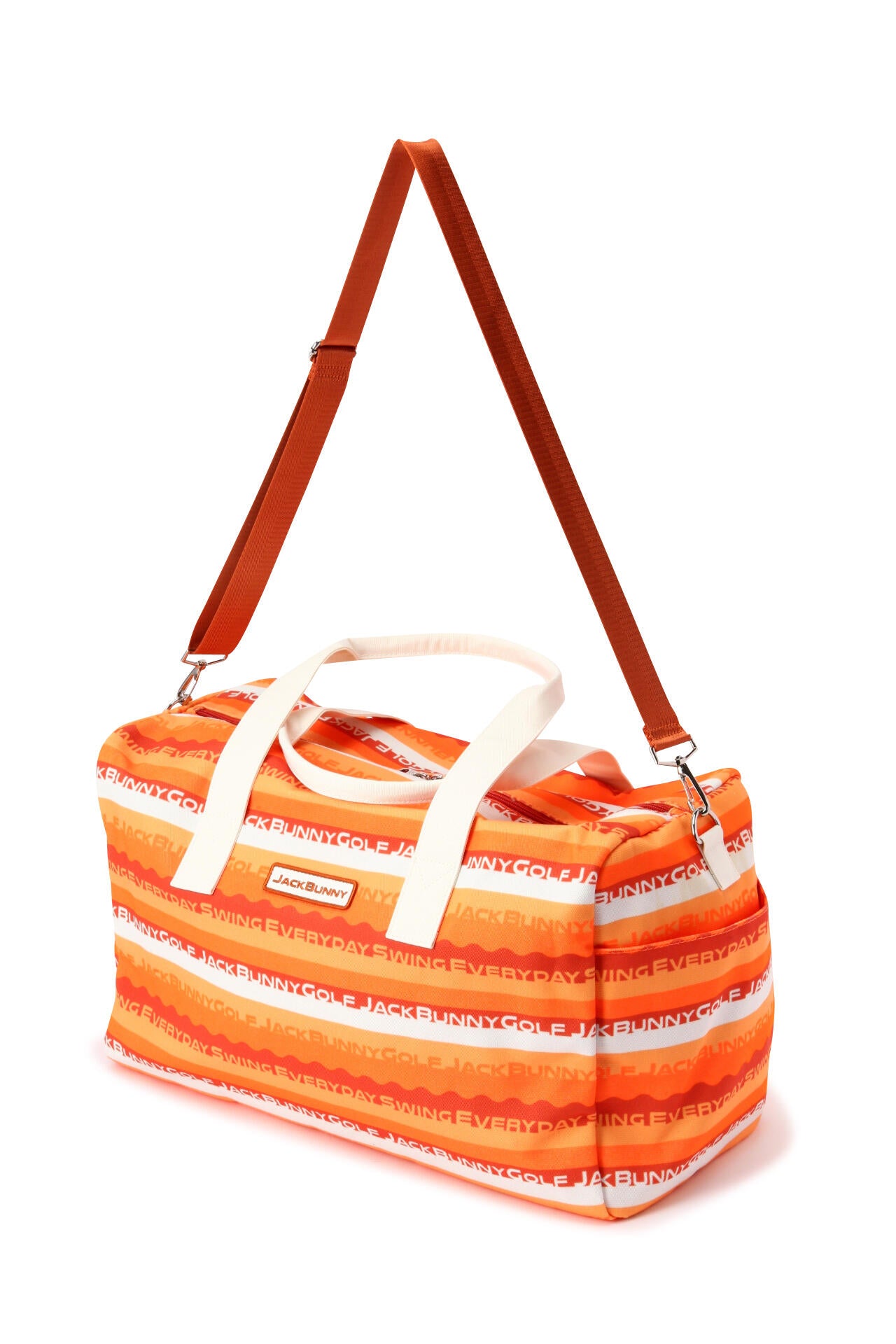 ボストンロッカーバッグ ＜スプラッシュボーダー柄＞ (UNISEX