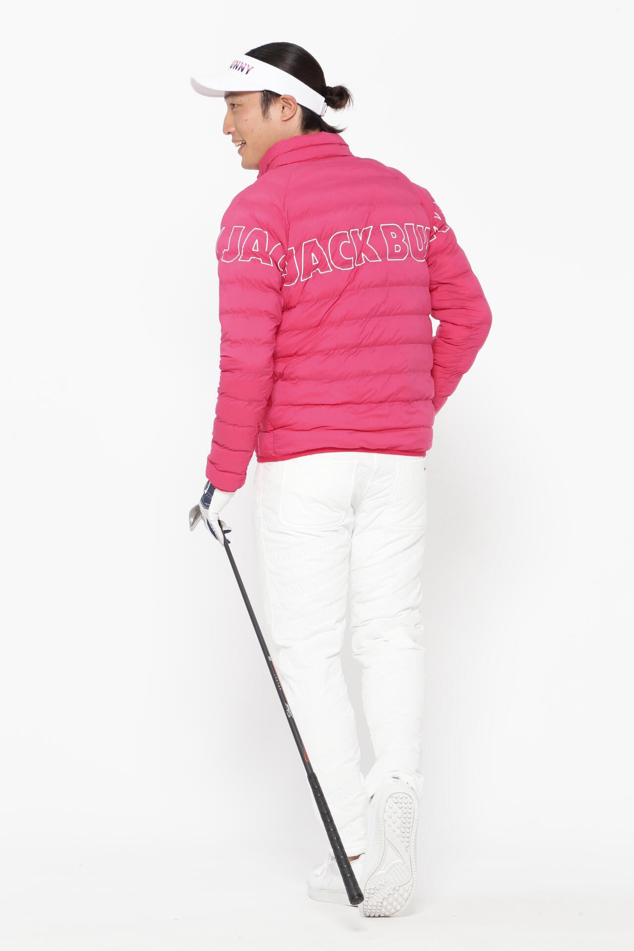 使用 ジャックバニー ナイロンタフタ 中綿 ブルゾン 2 (L) ピンク ナイロンタフタ袋織 中綿ブルゾン | Jack Bunny!!（ジャック