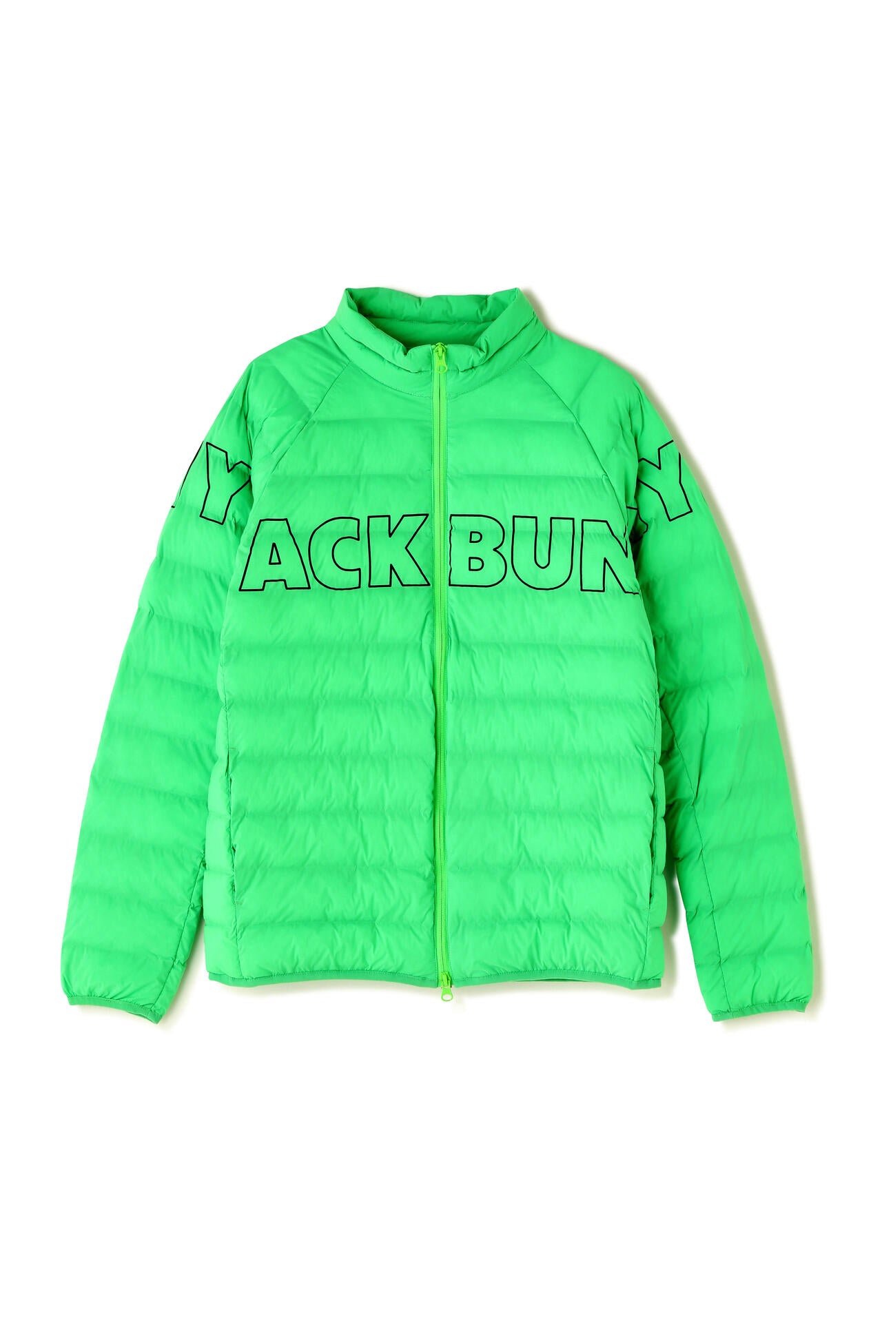 未使用 ジャックバニー ナイロンタフタ 中綿 ブルゾン 0 (S) グリーン ナイロンタフタ袋織 中綿ブルゾン | Jack Bunny!!（ジャック