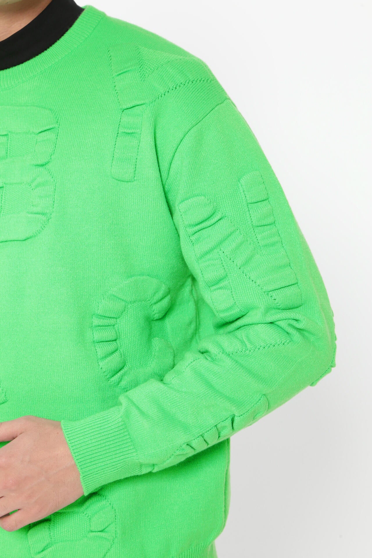 Warm Knit クルーネックニットプルオーバー