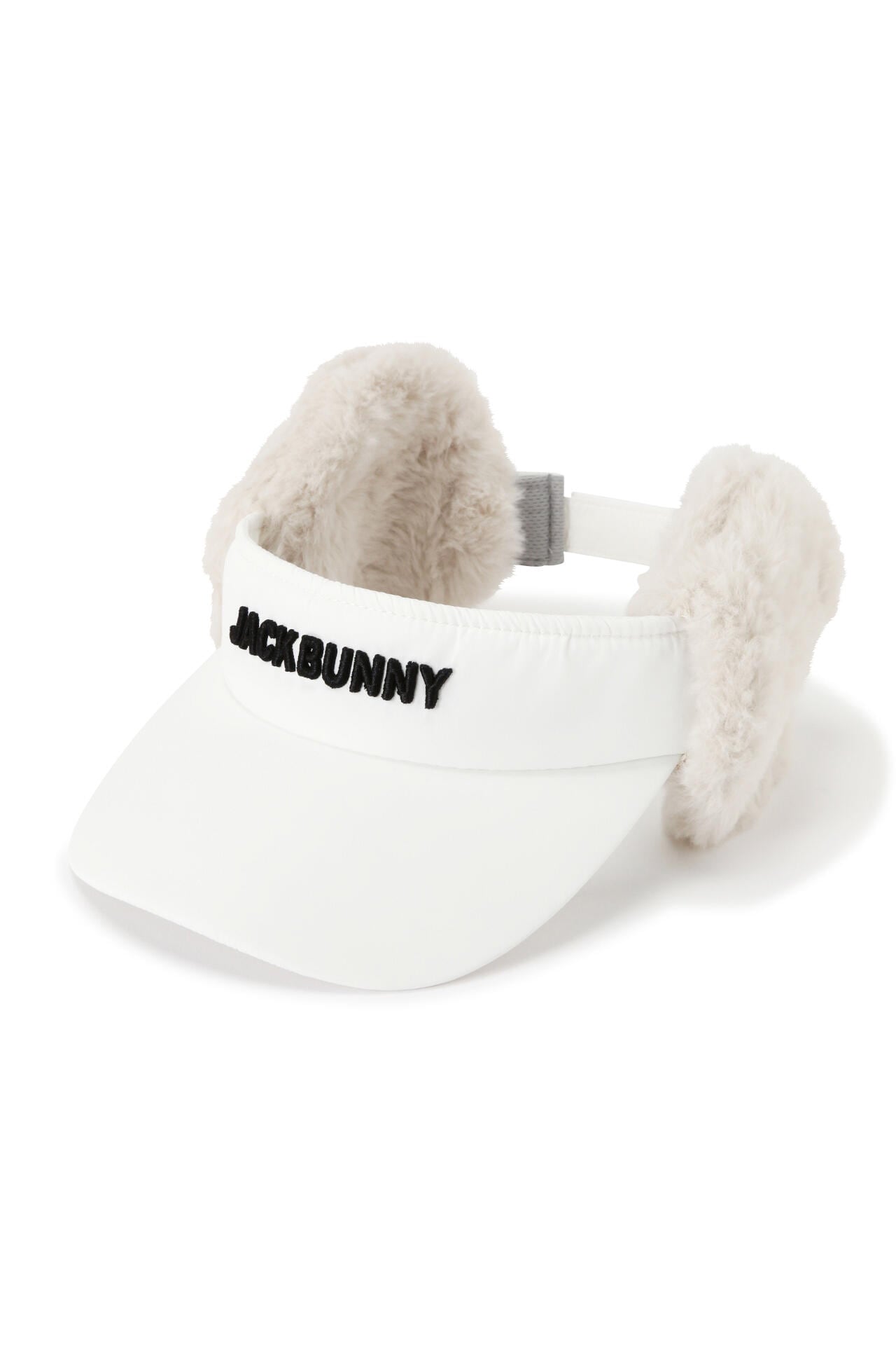 【新品未使用】モコモコバイザー ファー耳当付バイザー (UNISEX) | Jack Bunny!!（ジャックバニー