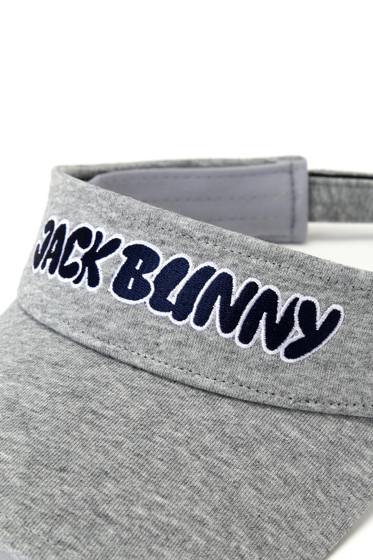 裏毛ロゴ刺繍バイザー (UNISEX) | Jack Bunny!!（ジャックバニー