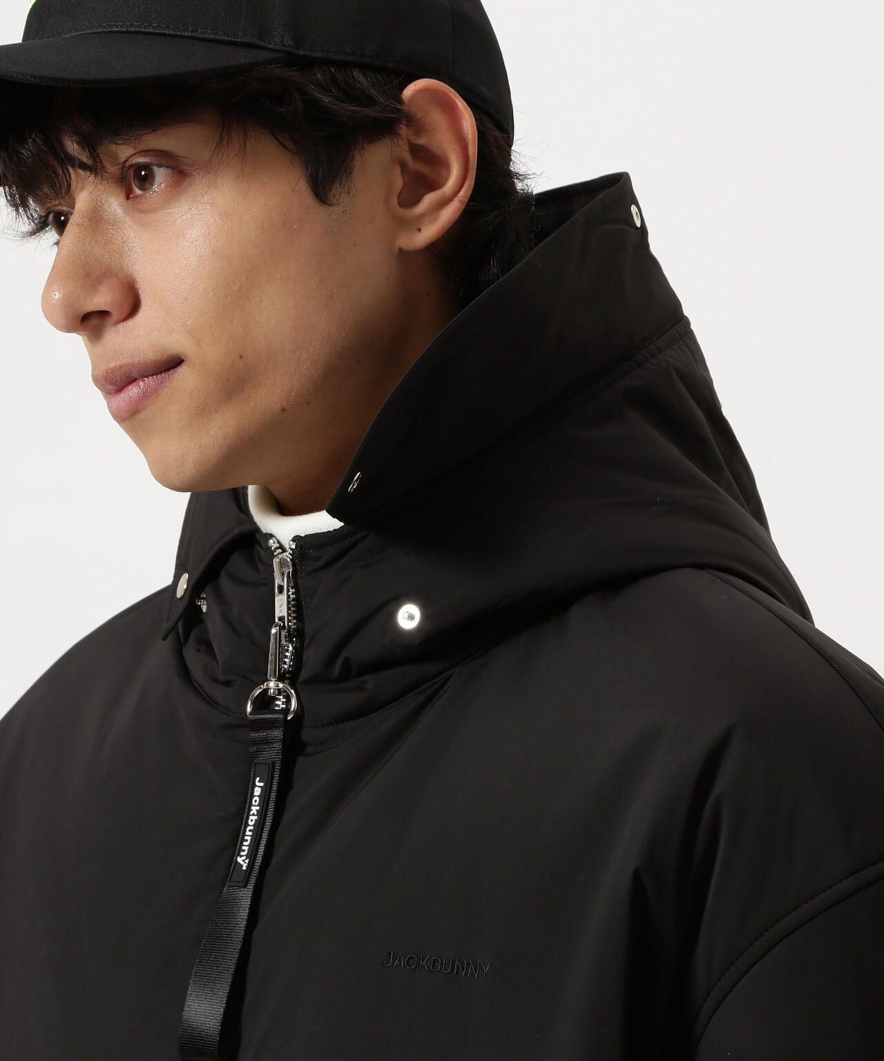 カレンダータフタ中綿フーディブルゾン