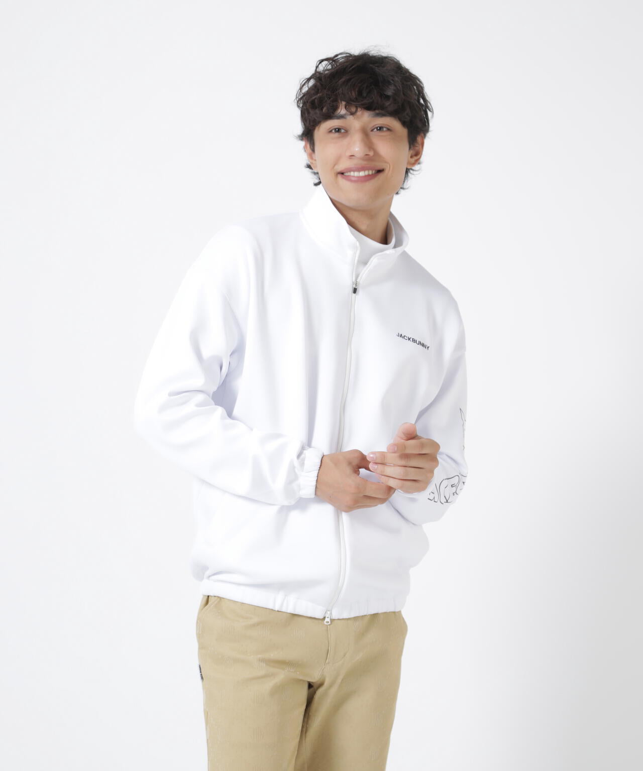 PEスムース ボンディング ツインブルゾン