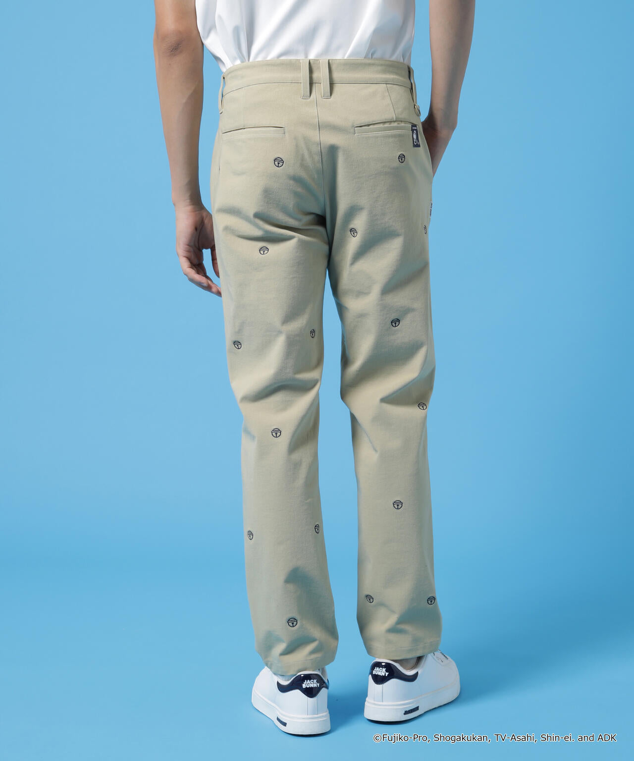 【ドラえもん】2WAYストレッチツイル総柄ロングパンツ