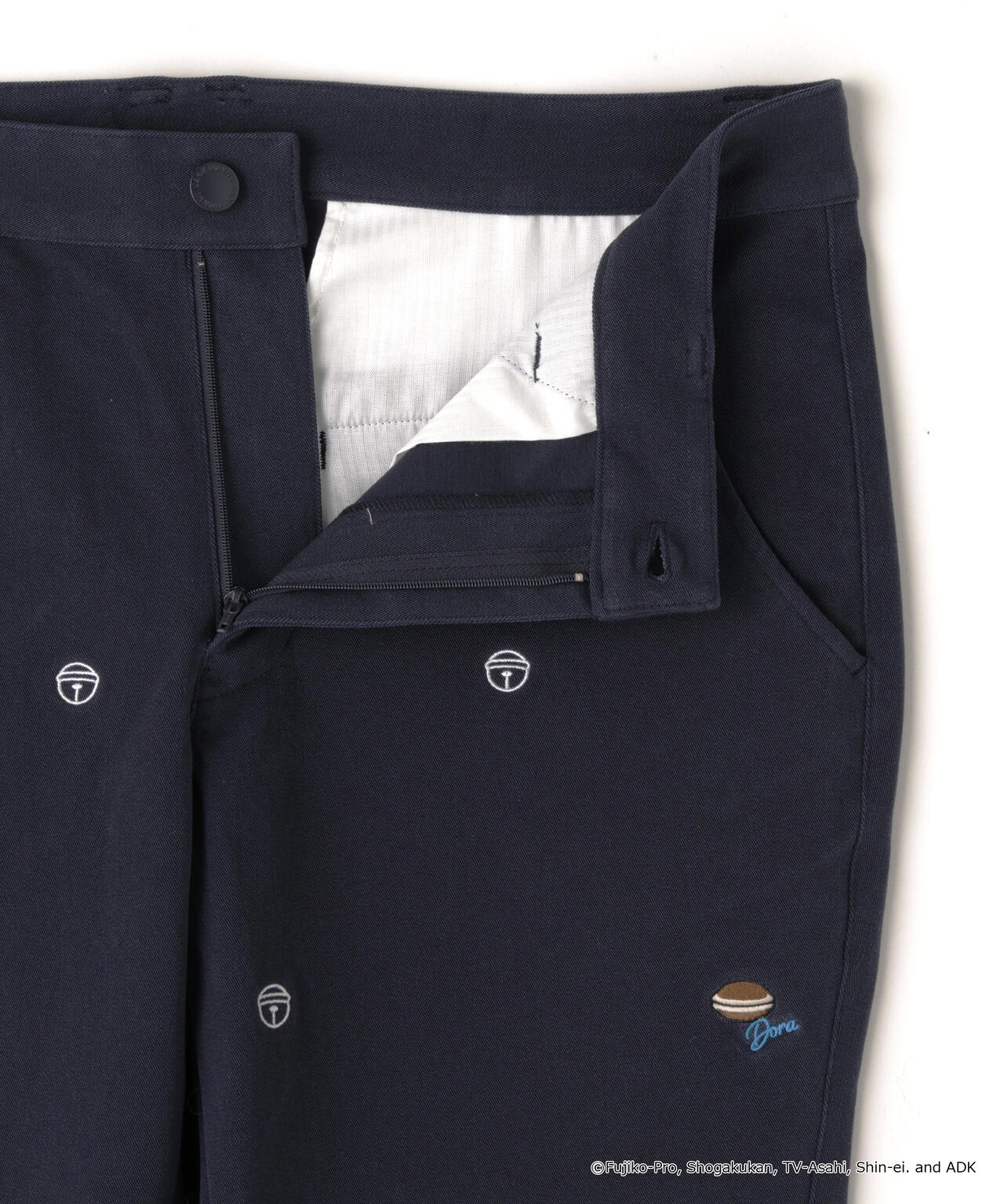 【ドラえもん】2WAYストレッチツイル総柄ロングパンツ