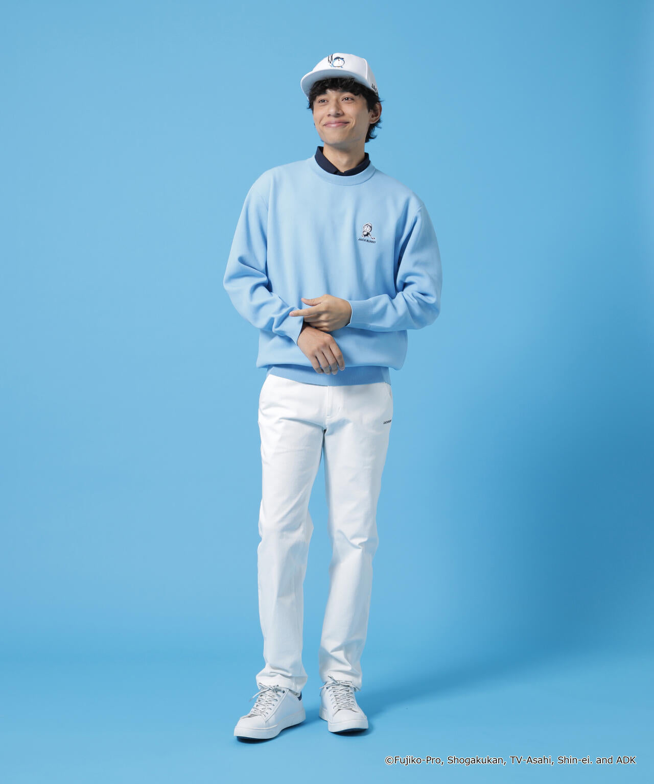 ぱらお　ジャックバニー　Jack Bunny!! ドラえもん　ストレッチ ドラえもん】2WAYストレッチツイルロングパンツ | Jack Bunny