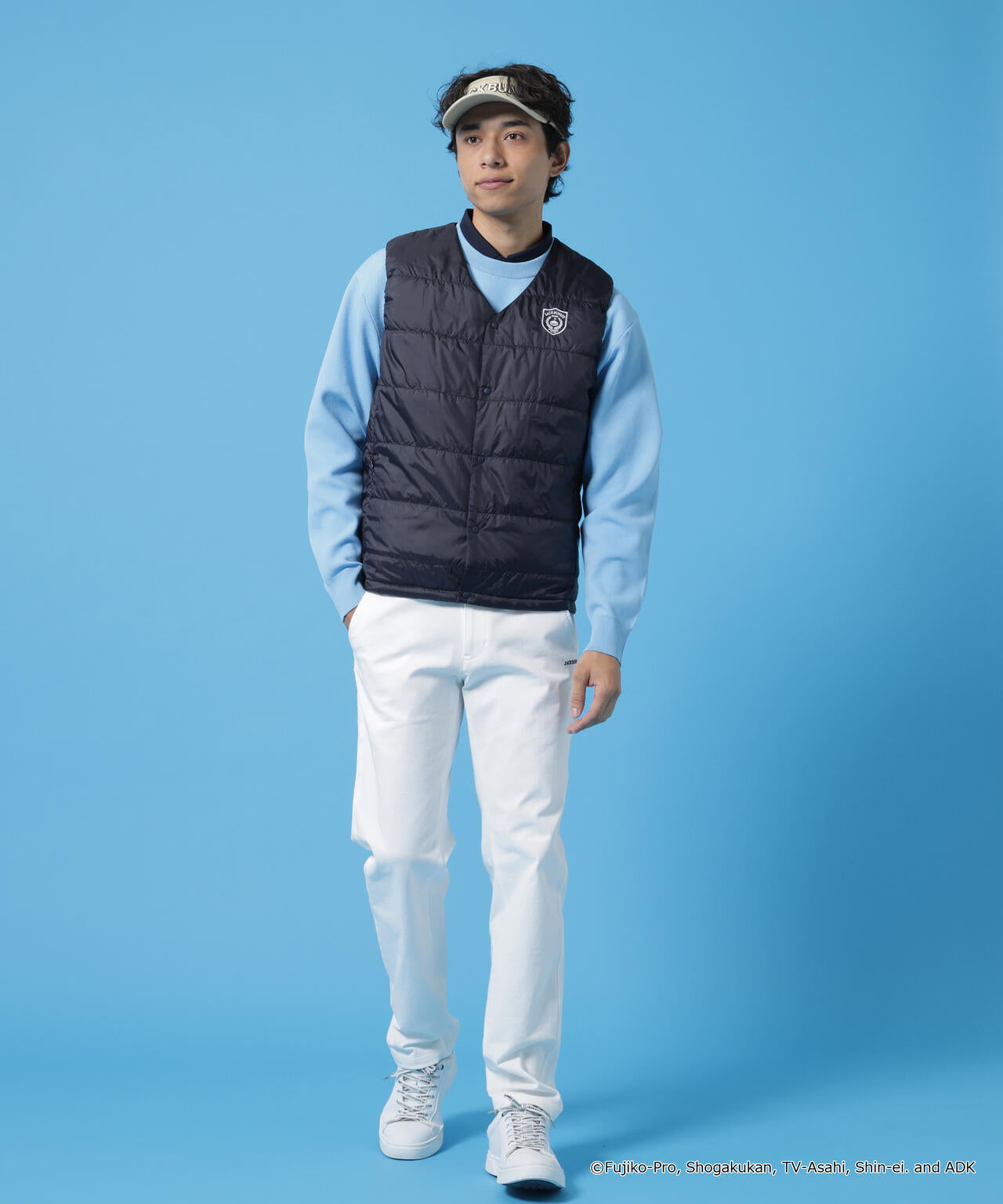 【ドラえもん】2WAYストレッチツイルロングパンツ