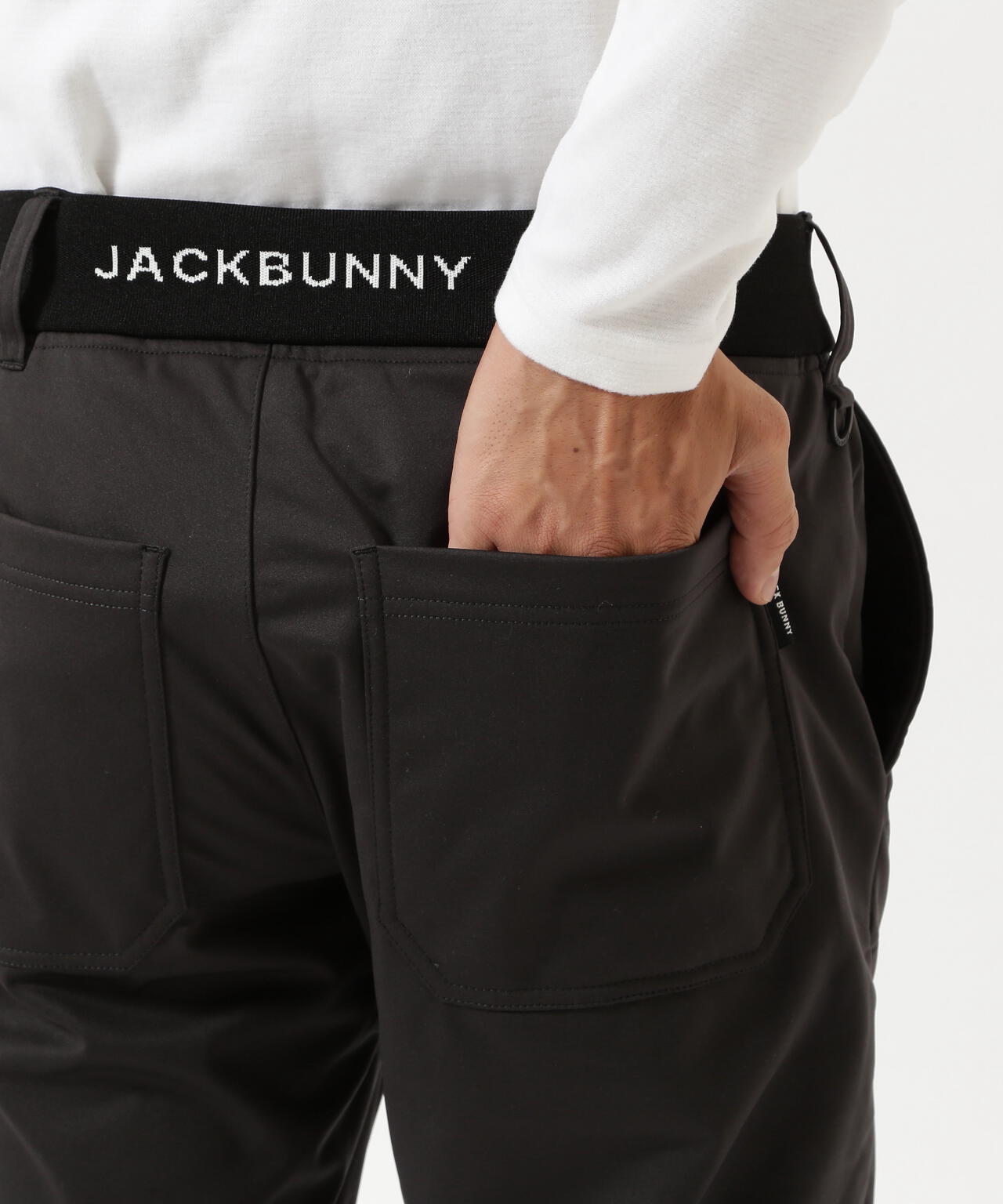 JACK BUNNY ブラックパンツ エアシャット裏フリース防風ロングパンツ | Jack Bunny!!（ジャック