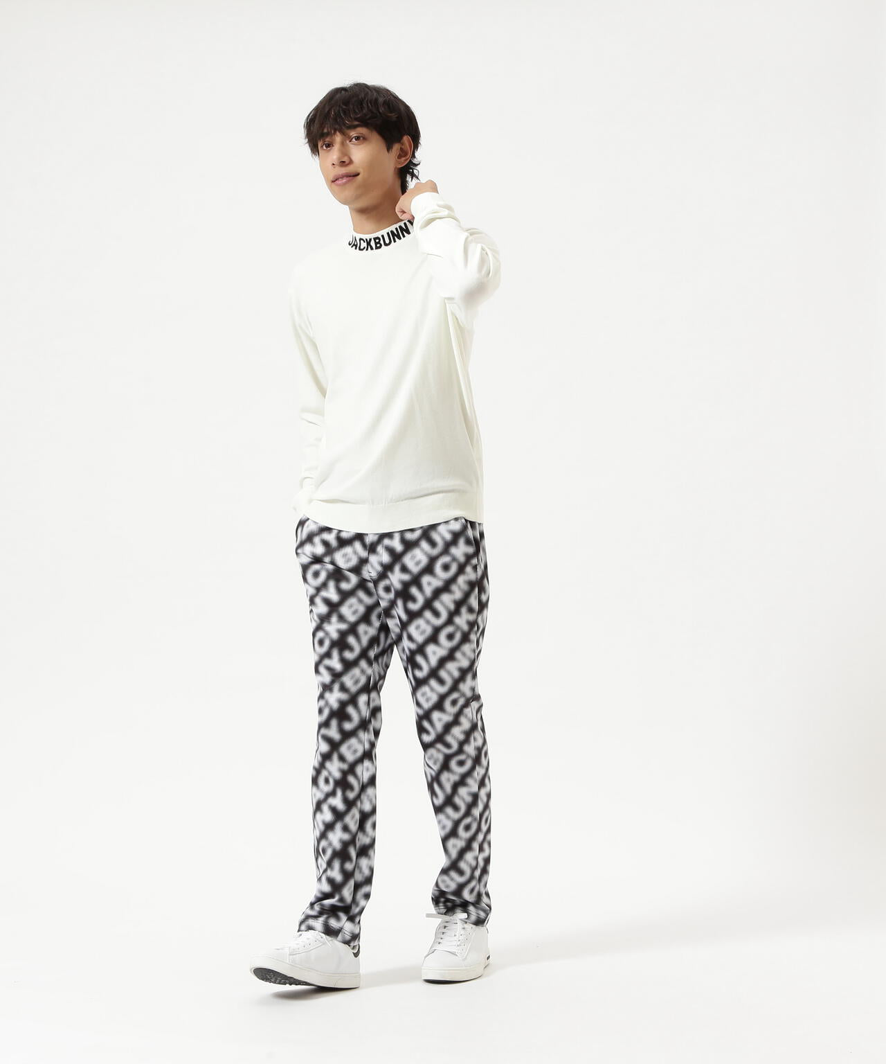 新品未使用！秋冬用！JACK BUNNY 総柄パンツ エアシャット裏フリース防風ロングパンツ | Jack Bunny!!（ジャック