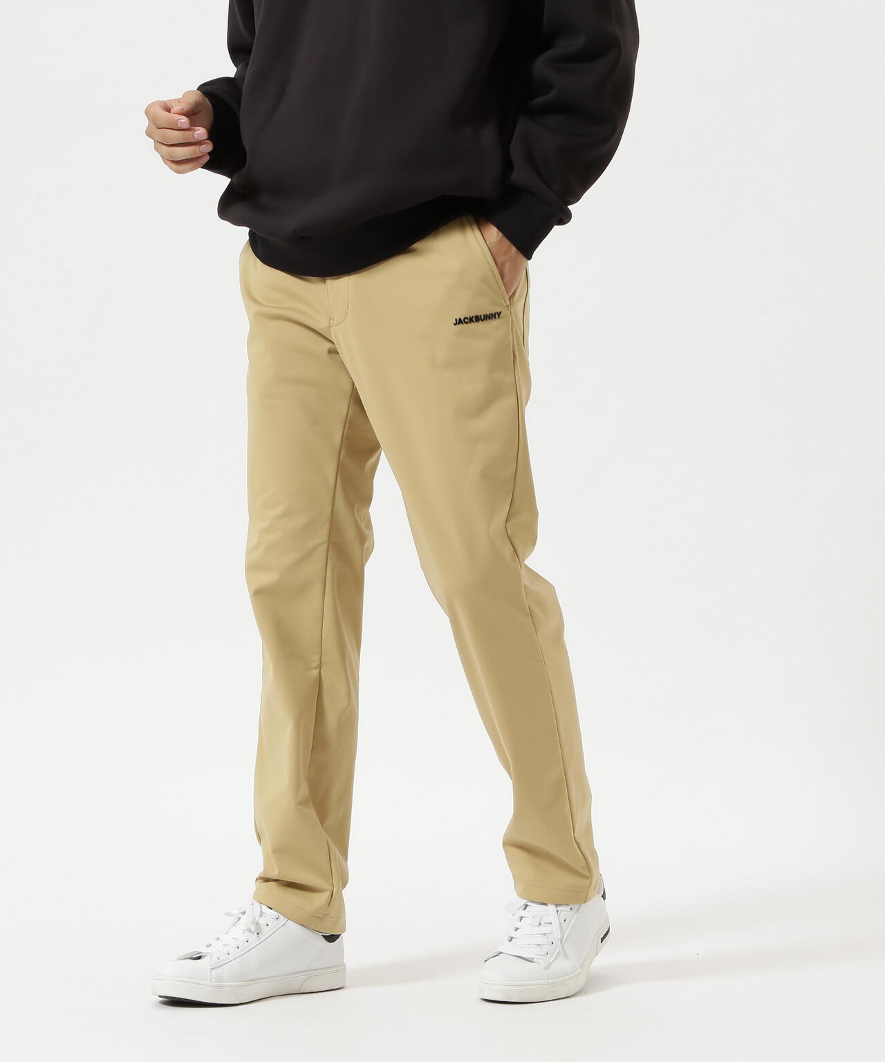 JACK BUNNY ジャックバニー 裏起毛 ストレッチロングパンツ ベージュ系 エアシャット裏フリース防風ロングパンツ | Jack Bunny!!（ジャック