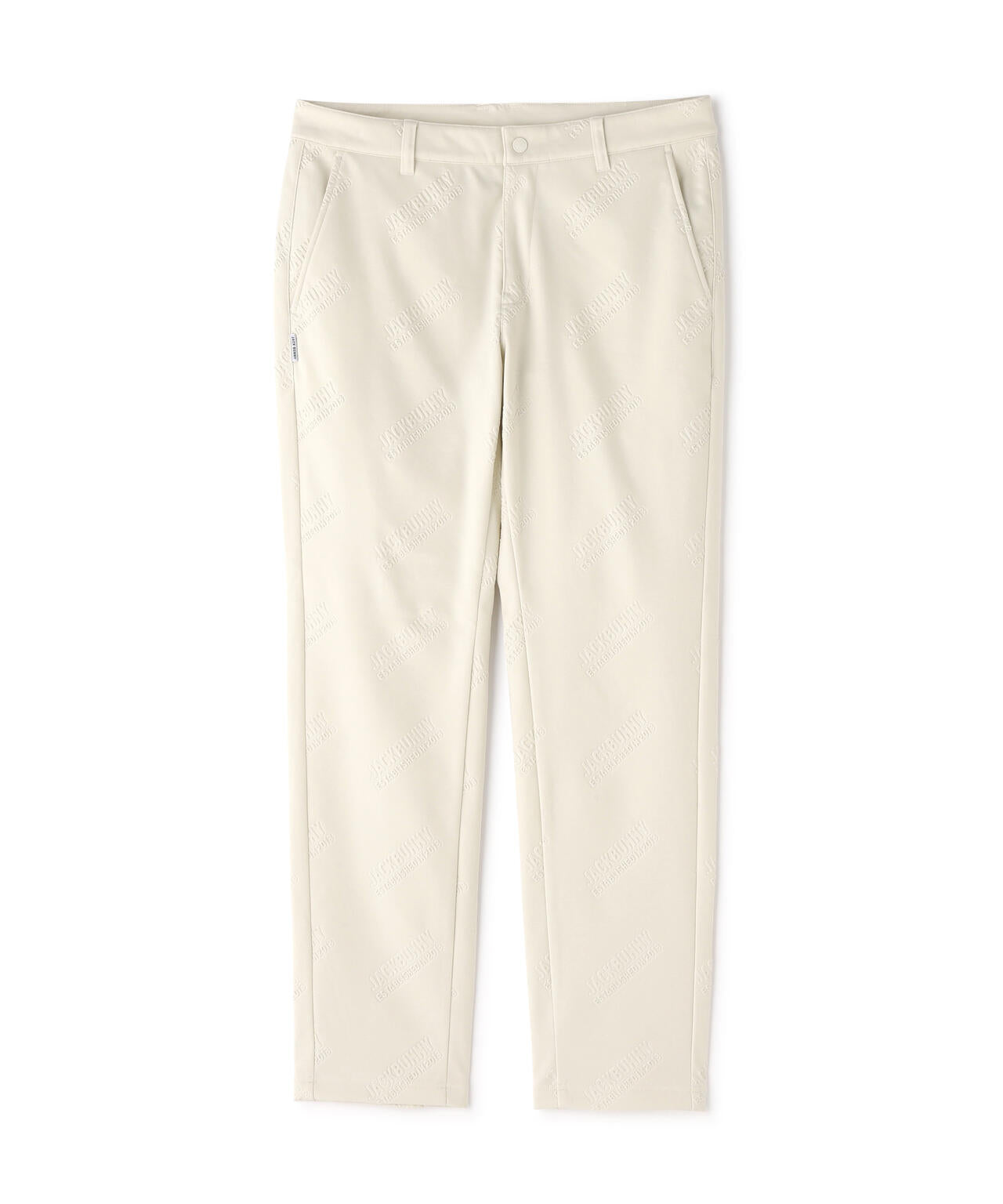 ラミネートスムース 裏地付きロングパンツ