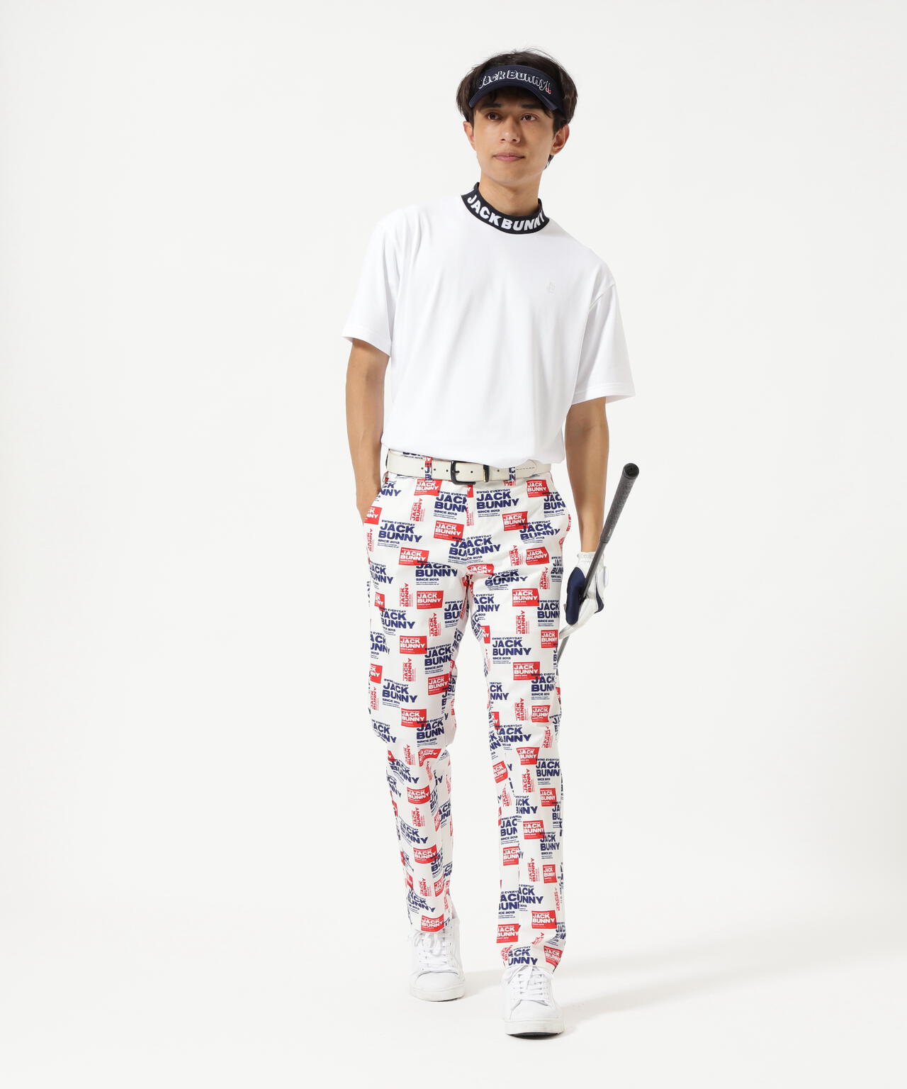 ポリエステルツイルプリント ロングパンツ