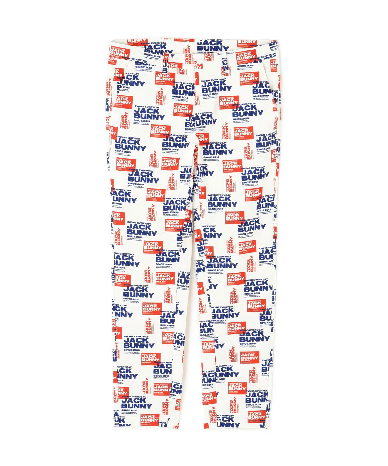 ポリエステルツイルプリント ロングパンツ