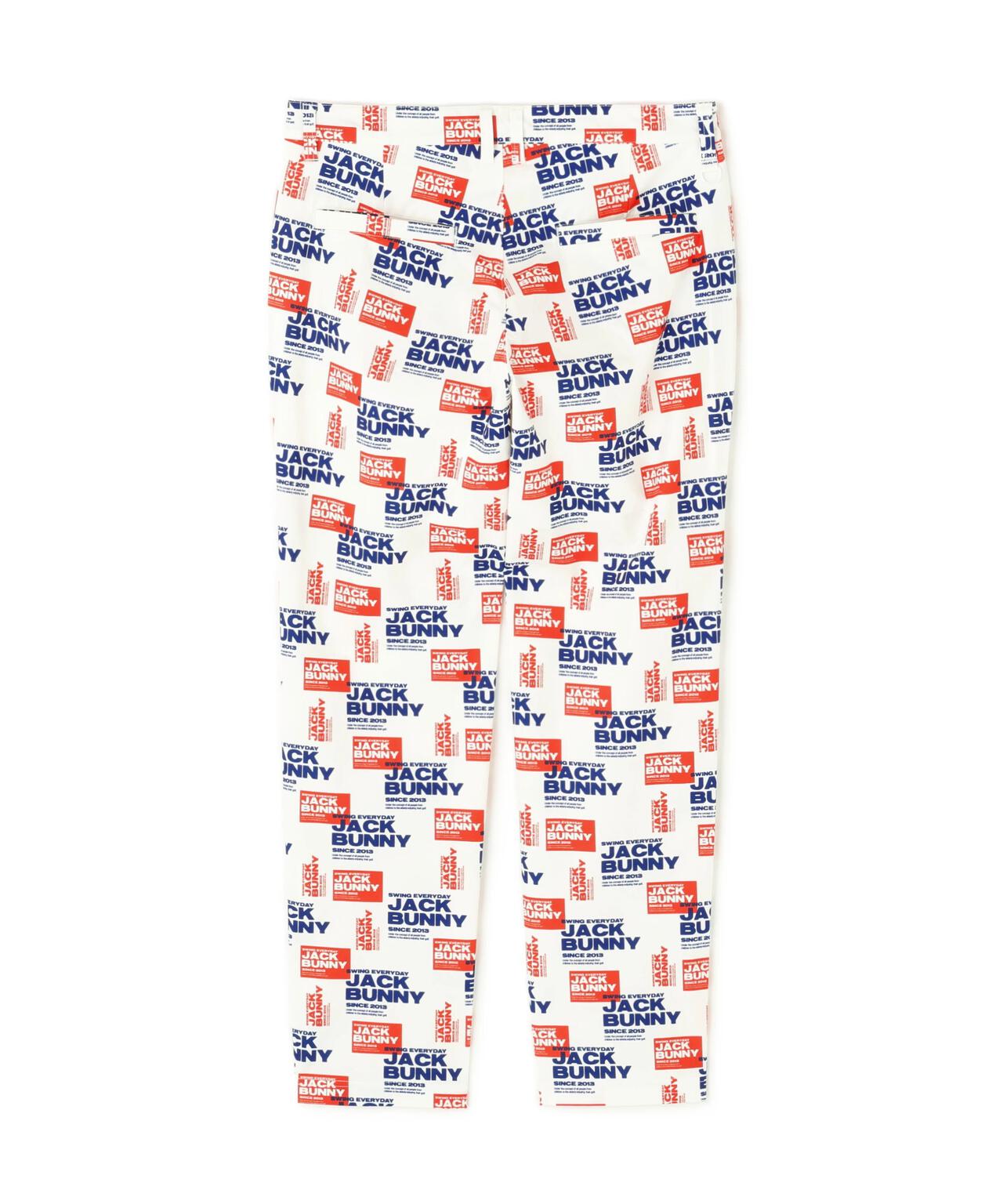 ポリエステルツイルプリント ロングパンツ