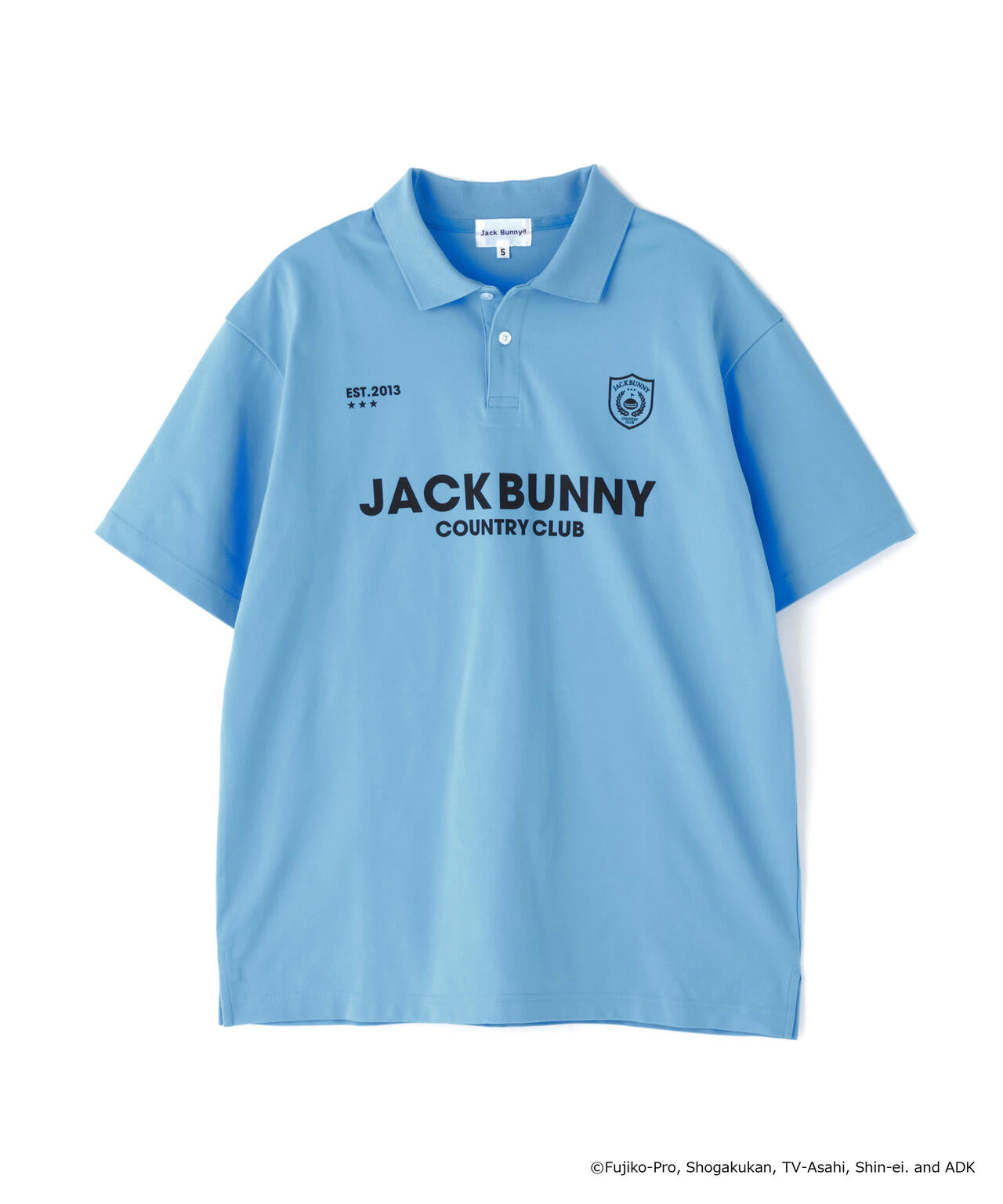 JACK BUNNY ジャックバニー ×ドラえもん 半袖ポロシャツ グリーン系 サイズ：0 ランク：A- 【中古】ゴルフウェア ポロシャツ  中古ゴルフウェア通販サイトSTST(ストスト) Jack Bunny!! ドラえもんポロシャツ サイズ5