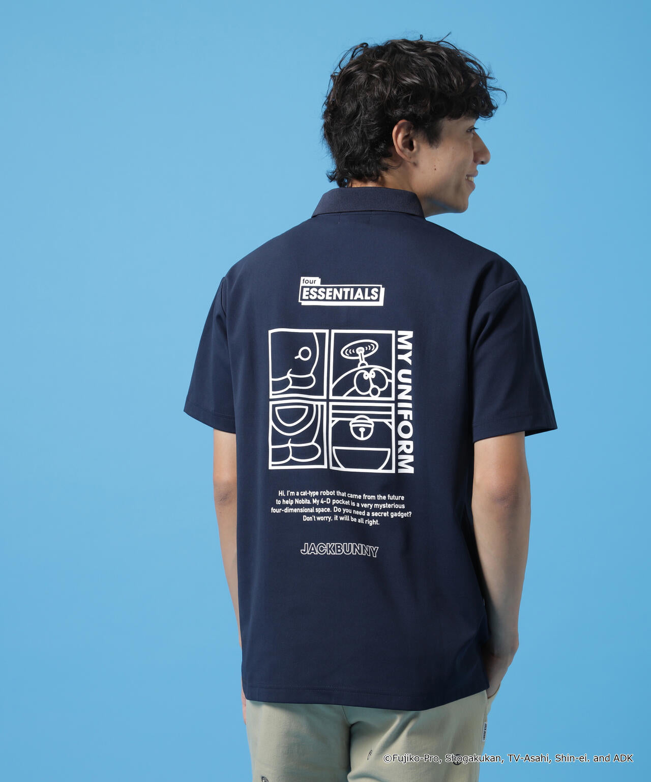 ドラえもん】PEカノコ半袖ポロシャツ | Jack Bunny!!（ジャックバニー