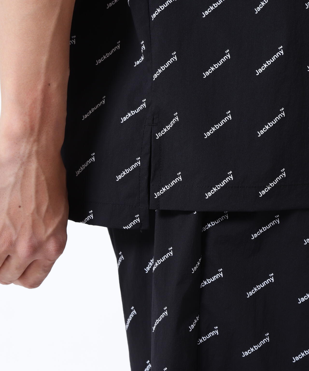 ナイロンタフタ半袖ポロシャツ