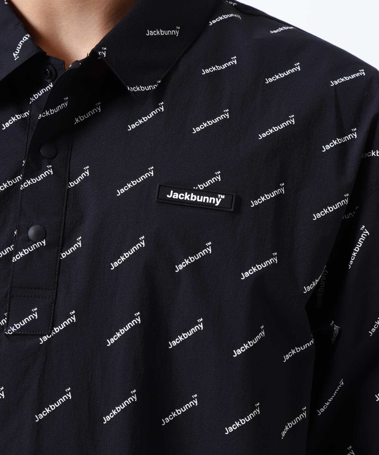 ナイロンタフタ半袖ポロシャツ