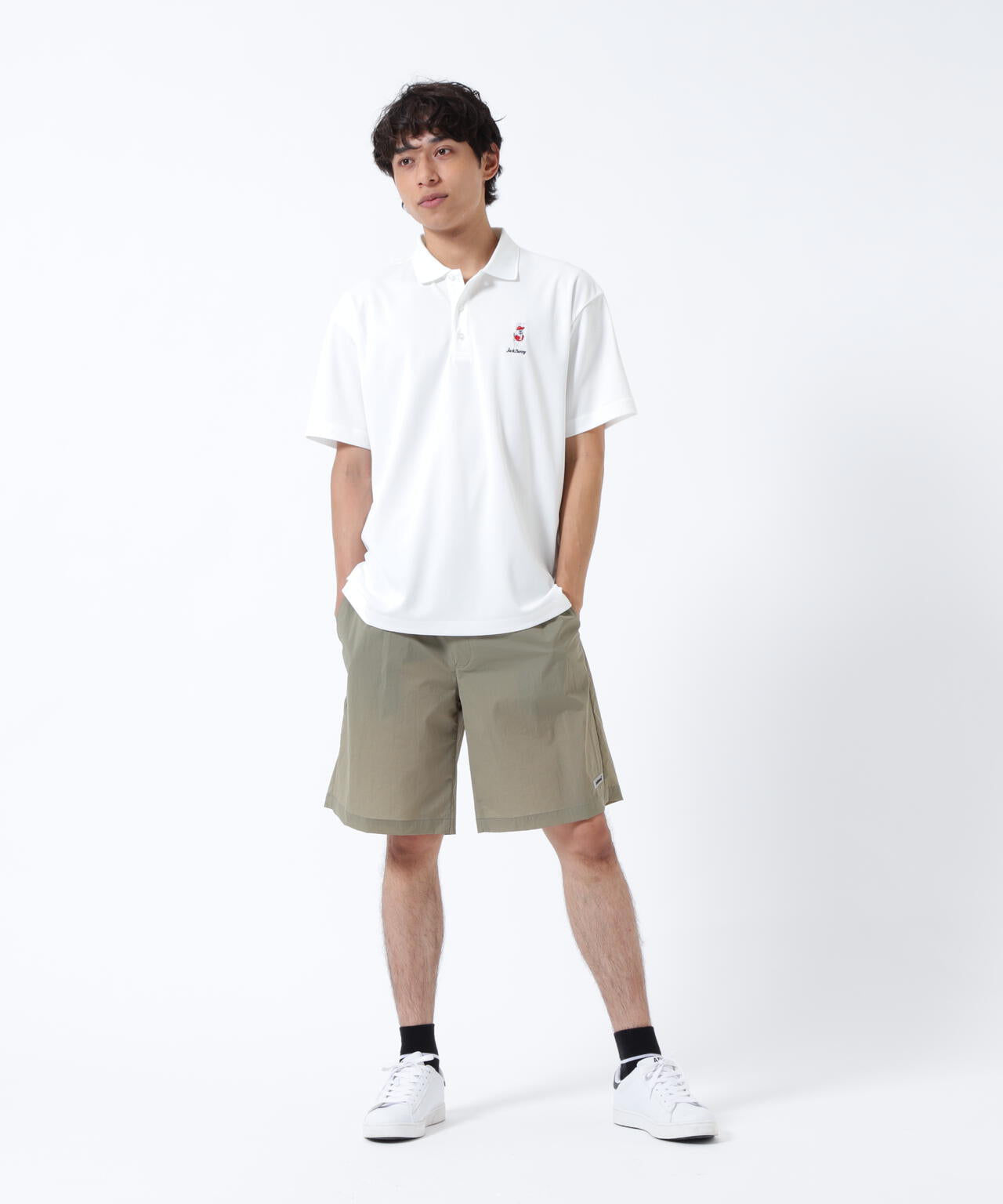 【直営店舗&公式オンライン限定】うさぎ刺繍PEポロシャツ