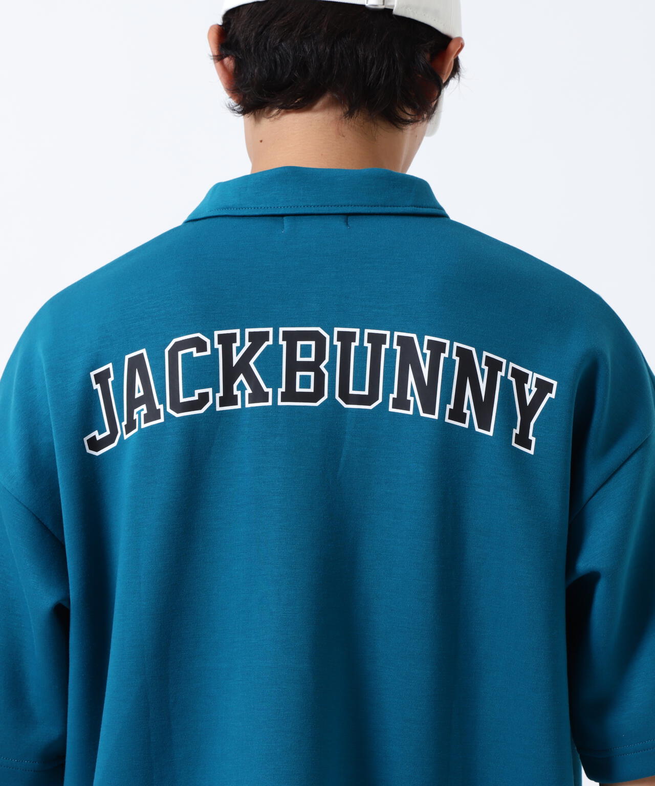 新品未使用‼️1~2日発送‼️Jack Bunny ポロシャツ ターコイズ B T/Rダンボール五分袖ポロシャツ | Jack Bunny!!（ジャックバニー