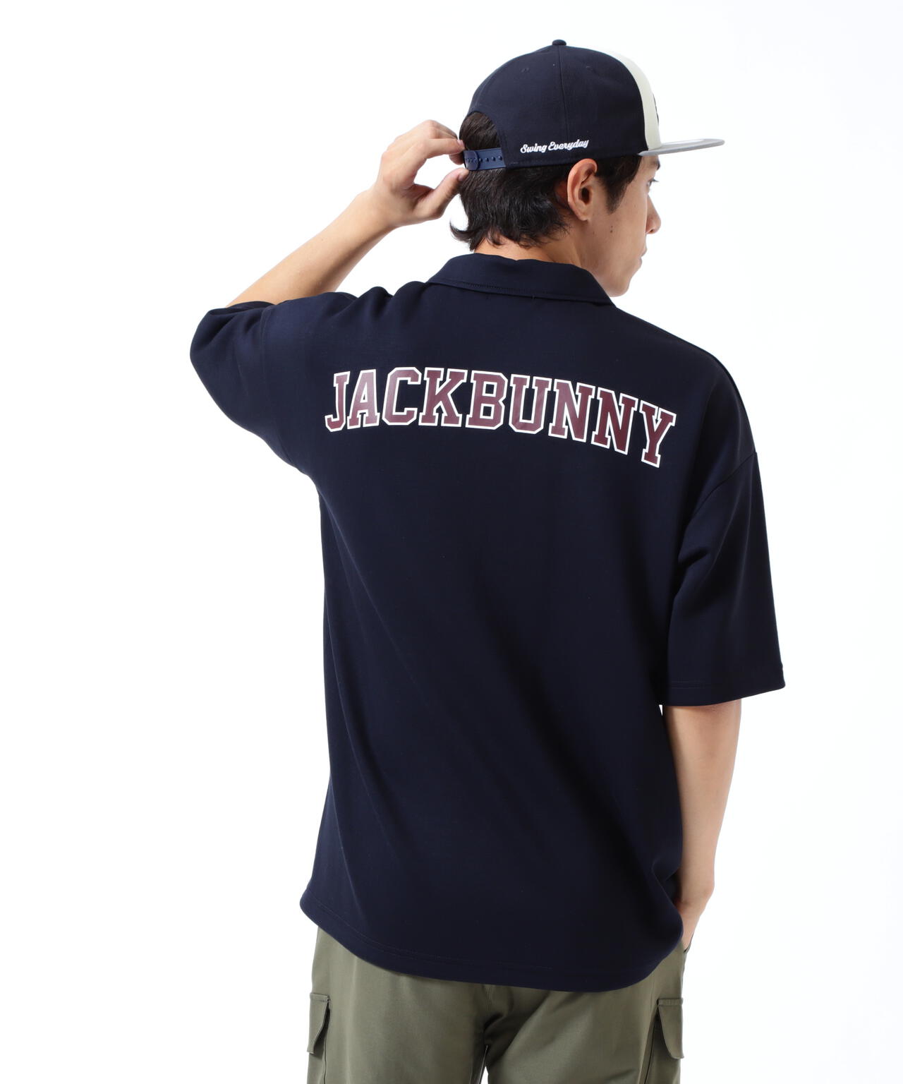 T/Rダンボール五分袖ポロシャツ | Jack Bunny!!（ジャックバニー
