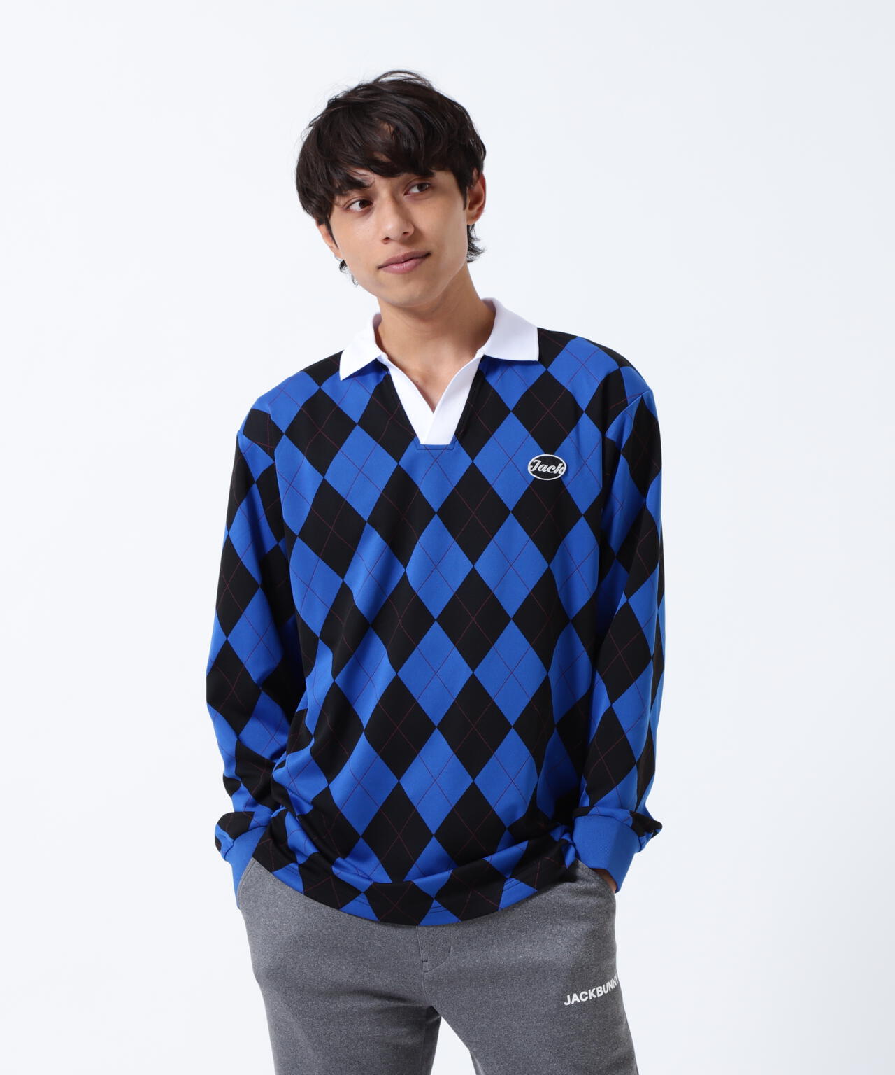 JACK BUNNY ジャックバニー 長袖 サイズ５ 青色 ブルー ポケット JACK BUNNY ジャックバニー 長袖 サイズ5 青色 ブルー ポケット