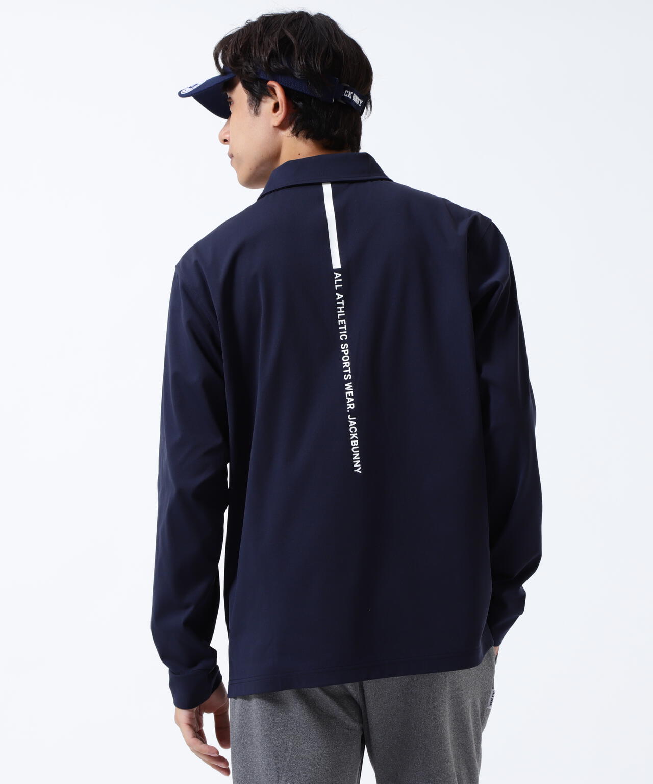 36Gスムース長袖ポロシャツ