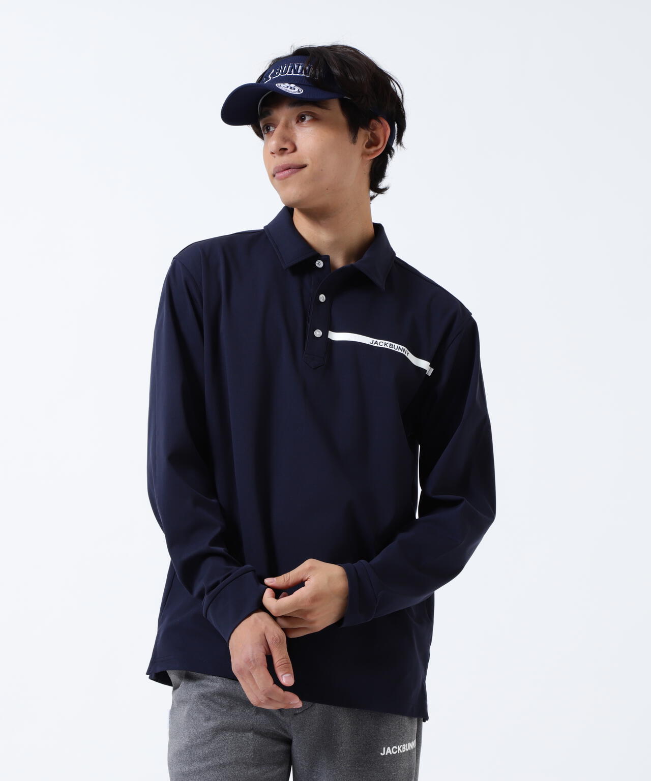 36Gスムース長袖ポロシャツ | Jack Bunny!!（ジャックバニー