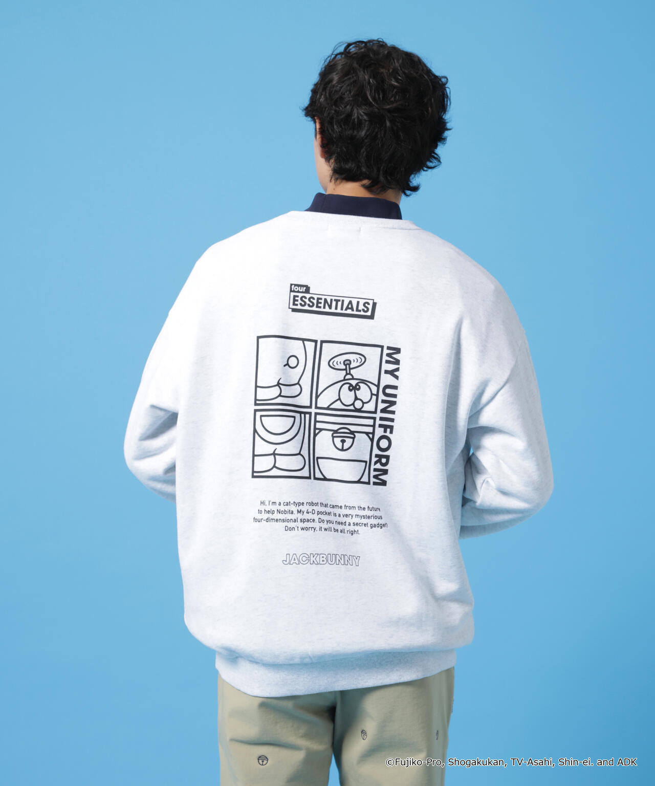 ドラえもん】T/C裏毛長袖クルーネックスウェットプルオーバー | Jack