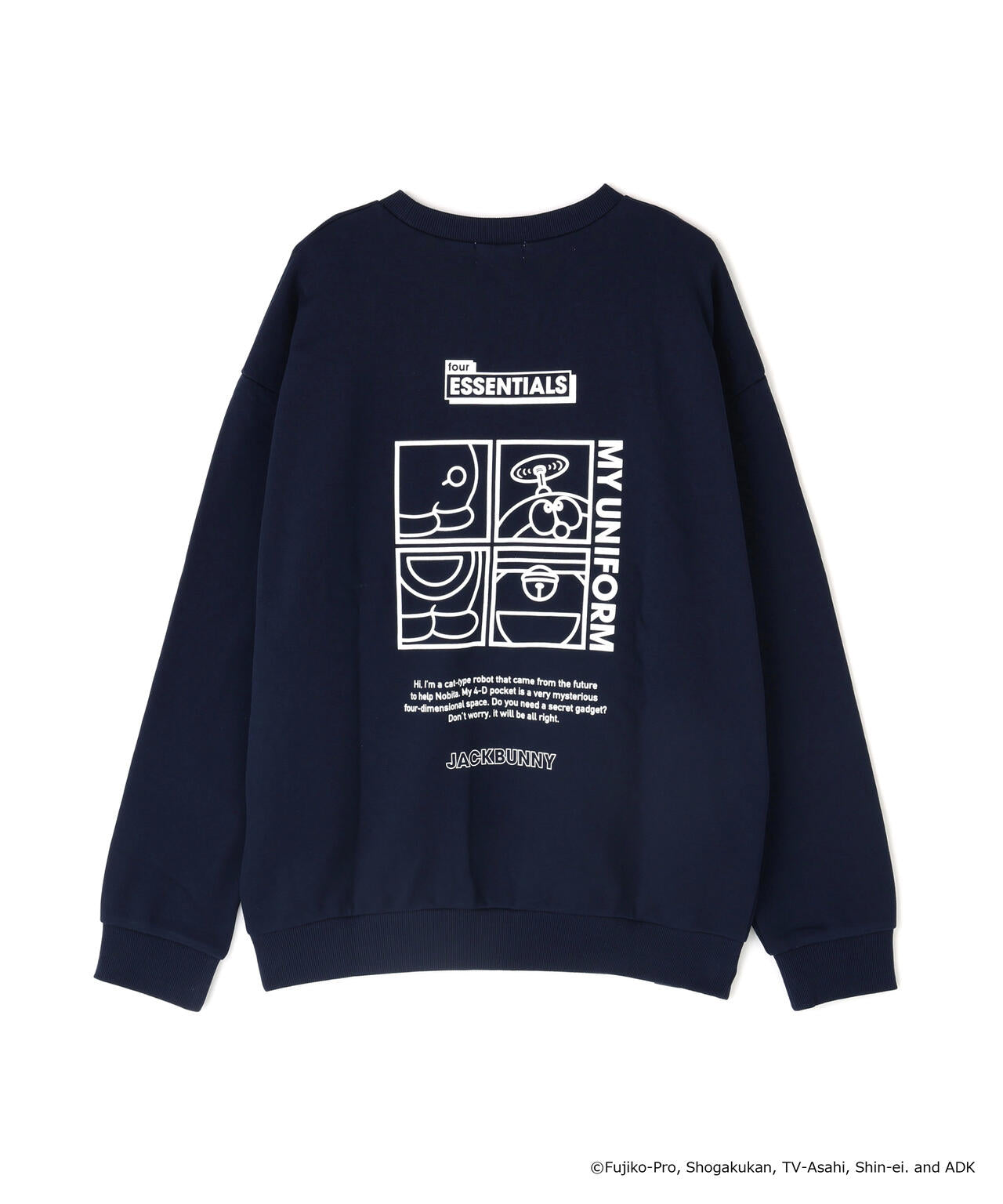 ドラえもん】T/C裏毛長袖クルーネックスウェットプルオーバー | Jack