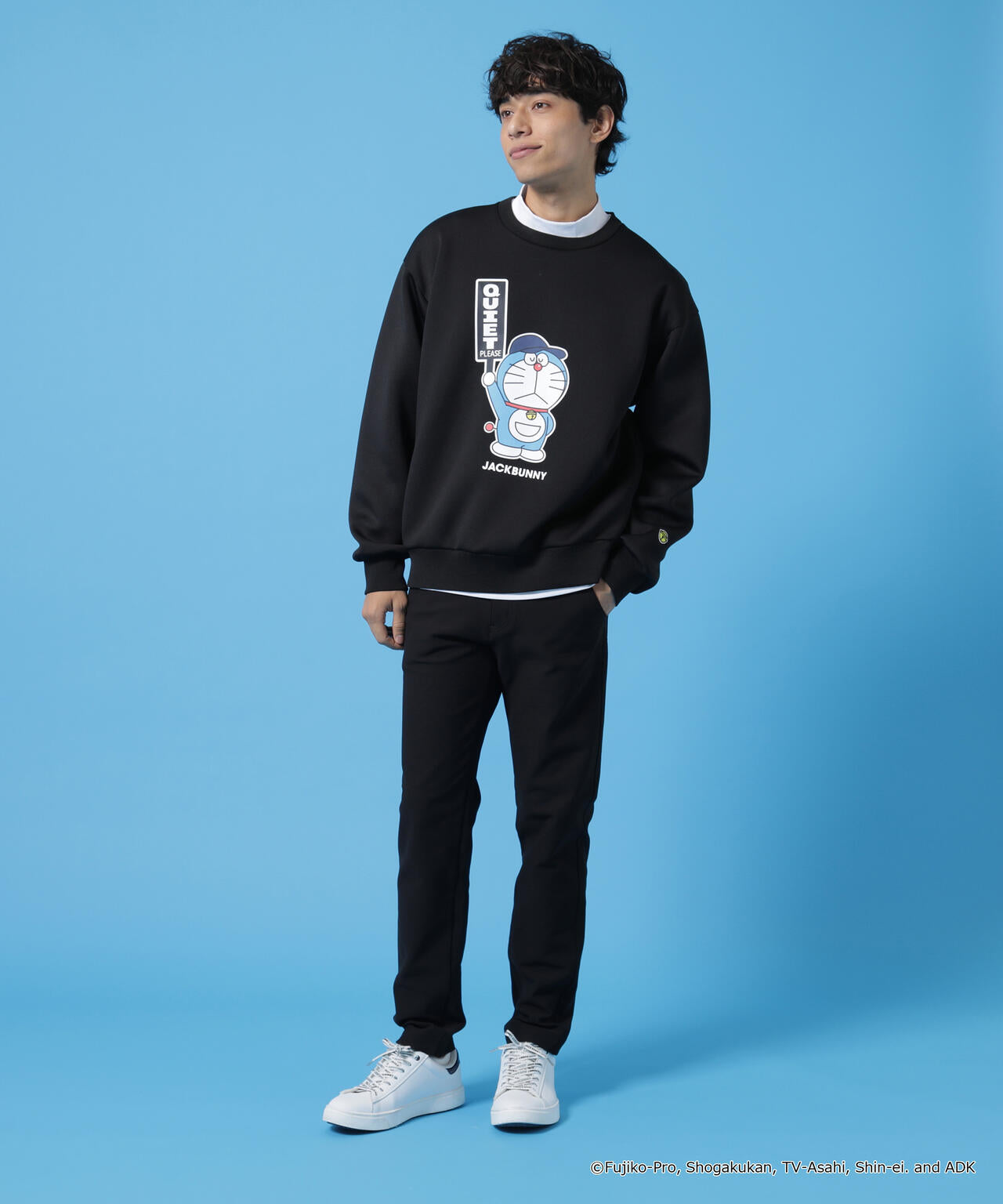 【ドラえもん】【直営店舗&公式オンライン限定】クルーネックダンボールスウェットプルオーバー