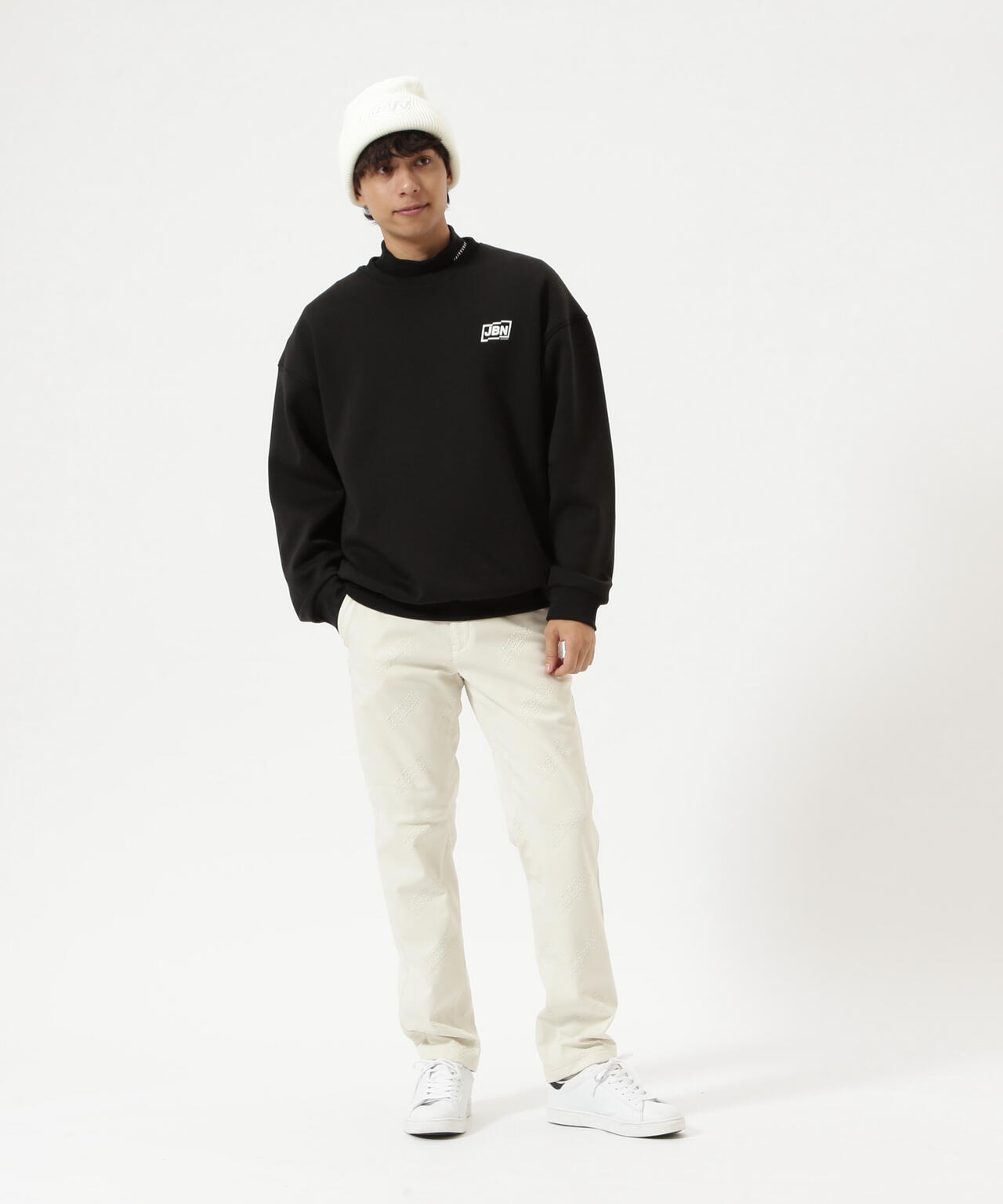 【JBMINT】オクタ裏地付きダンボール長袖スウェットプルオーバー