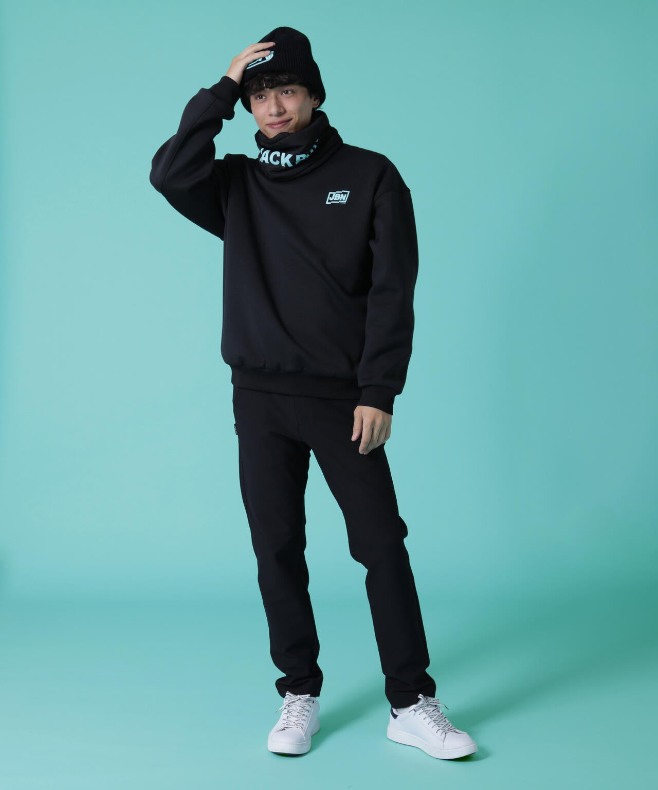 【JBMINT】オクタ裏地付きダンボール長袖スウェットプルオーバー