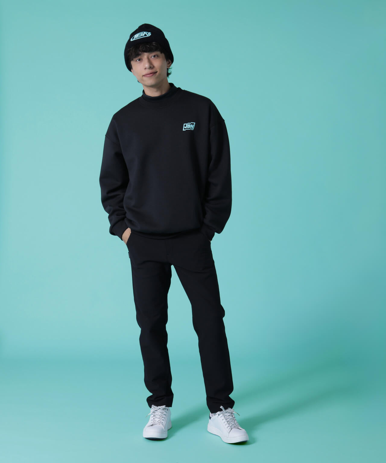 【JBMINT】オクタ裏地付きダンボール長袖スウェットプルオーバー