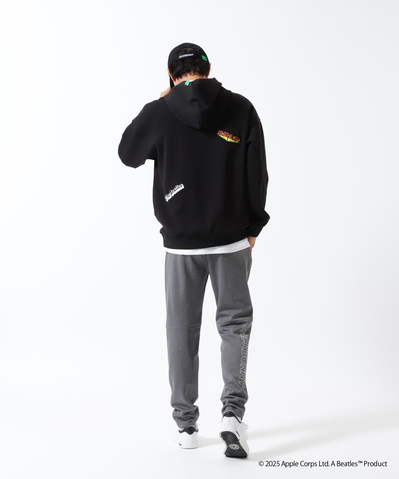 The BEATLES ×Jack Bunny!!】T/Cダンボール長袖プルオーバー