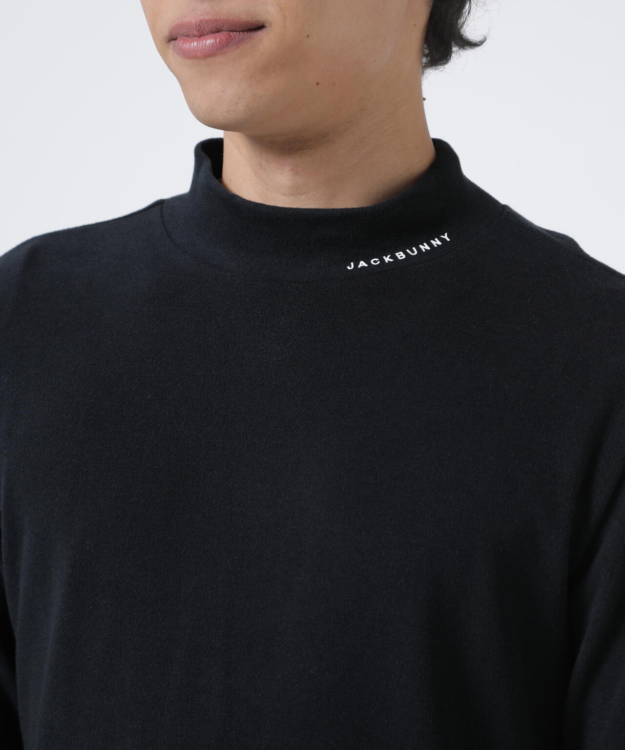 A/R天竺長袖モックネックカットソー | Jack Bunny!!（ジャックバニー