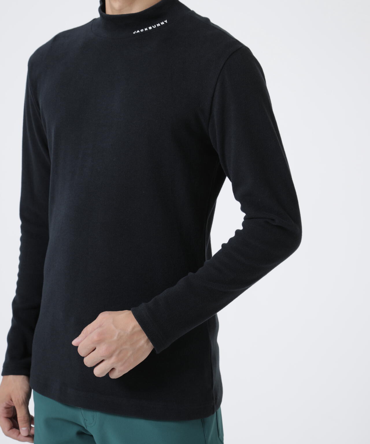 A/R天竺長袖モックネックカットソー | Jack Bunny!!（ジャックバニー