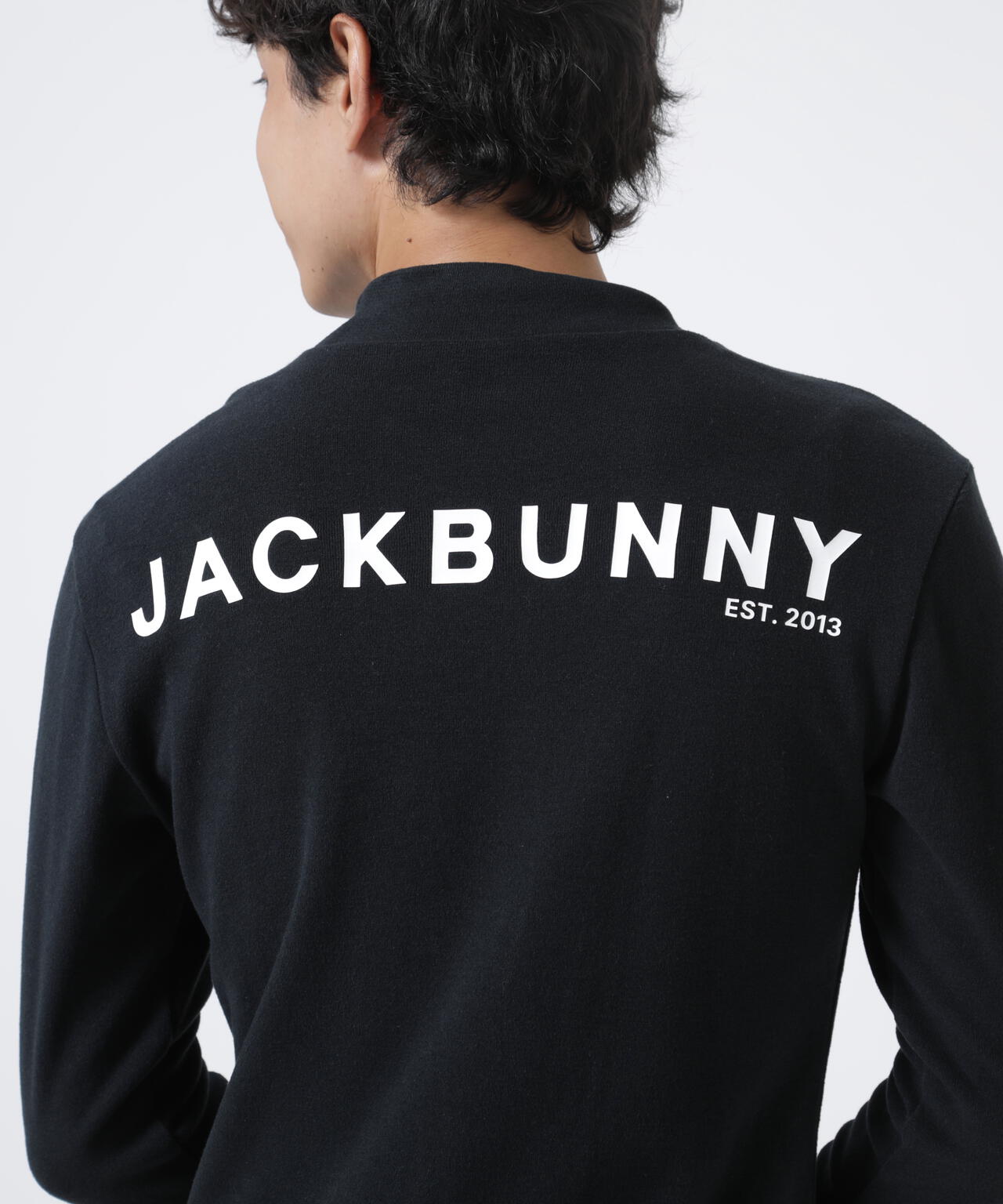 A/R天竺長袖モックネックカットソー