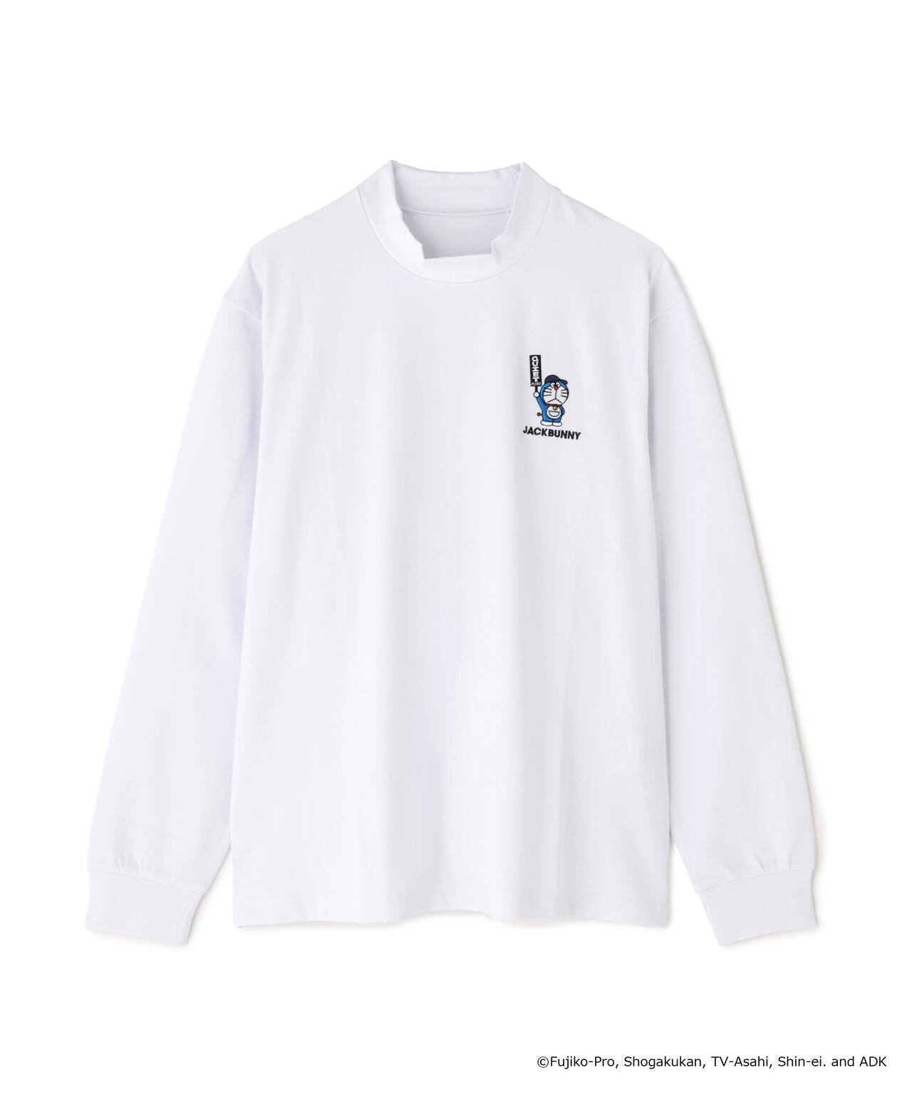 【ドラえもん】PE天竺長袖モックネックカットソー