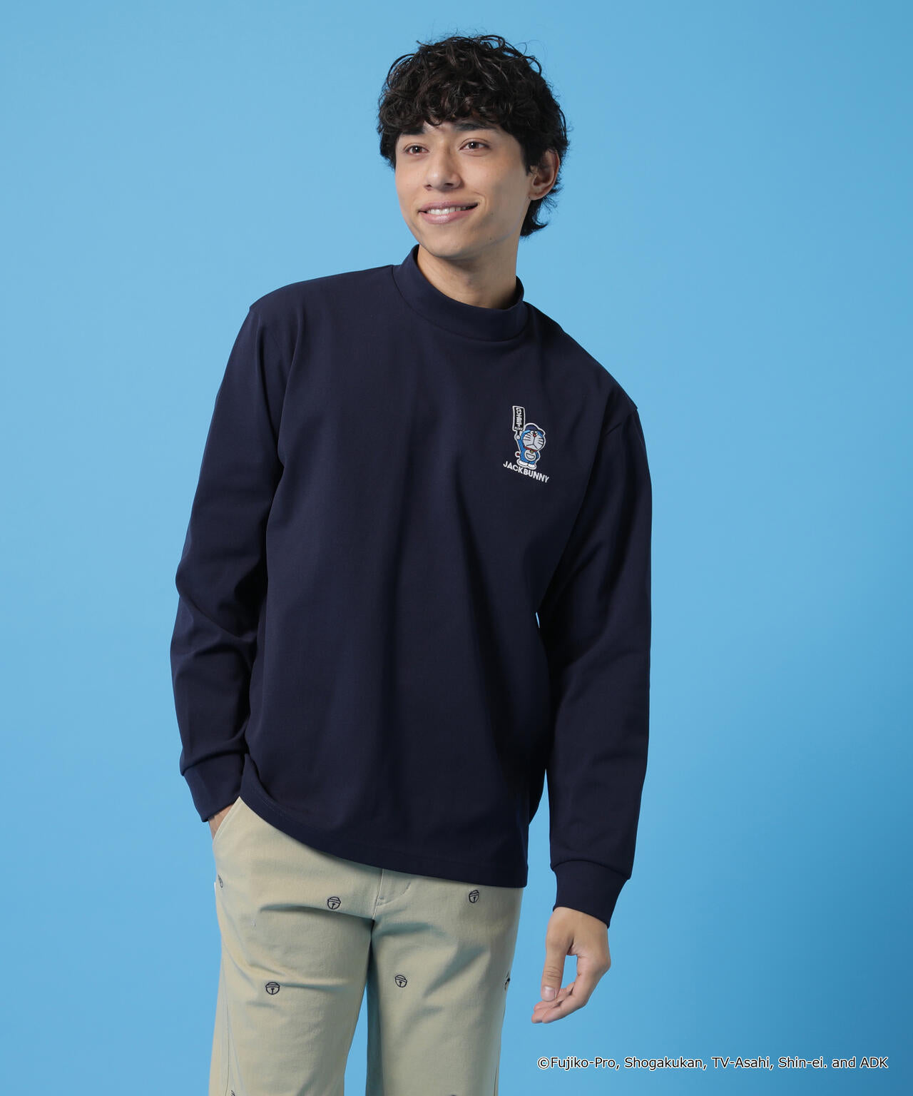 jack_lieさん専用 ドラえもん】PE天竺長袖モックネックカットソー | Jack Bunny