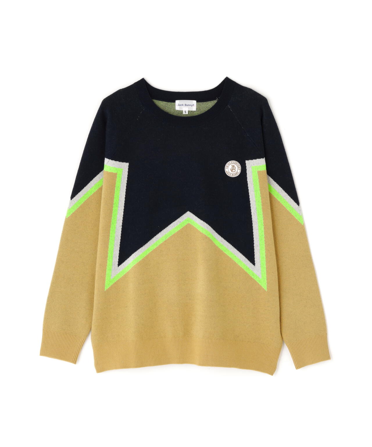 12Gダブルジャガード クルーネックニットプルオーバー | Jack