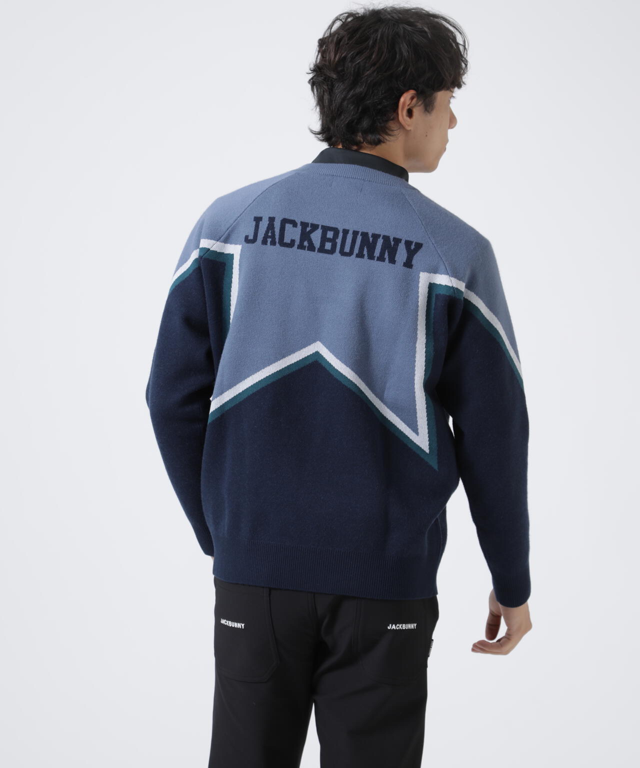 12Gダブルジャガード クルーネックニットプルオーバー | Jack Bunny