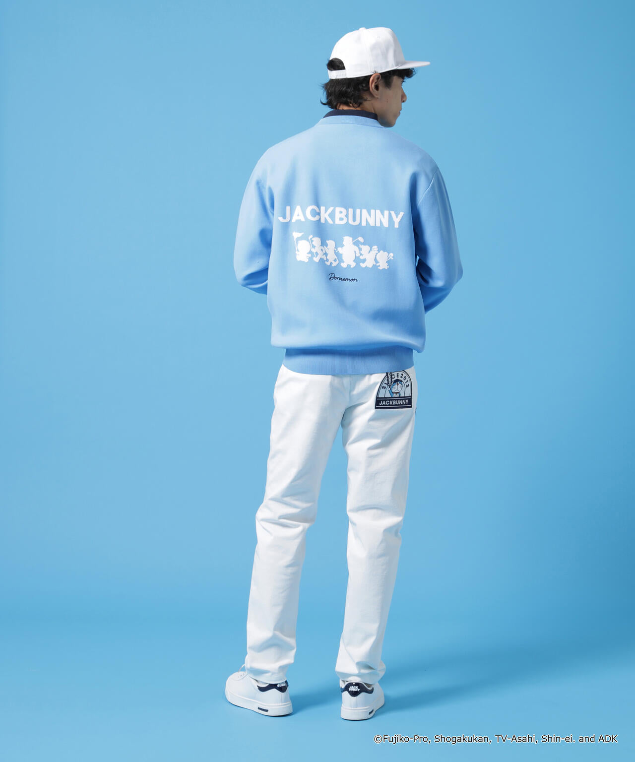 ドラえもん】ダブルジャガードクルーネックニットプルオーバー | Jack