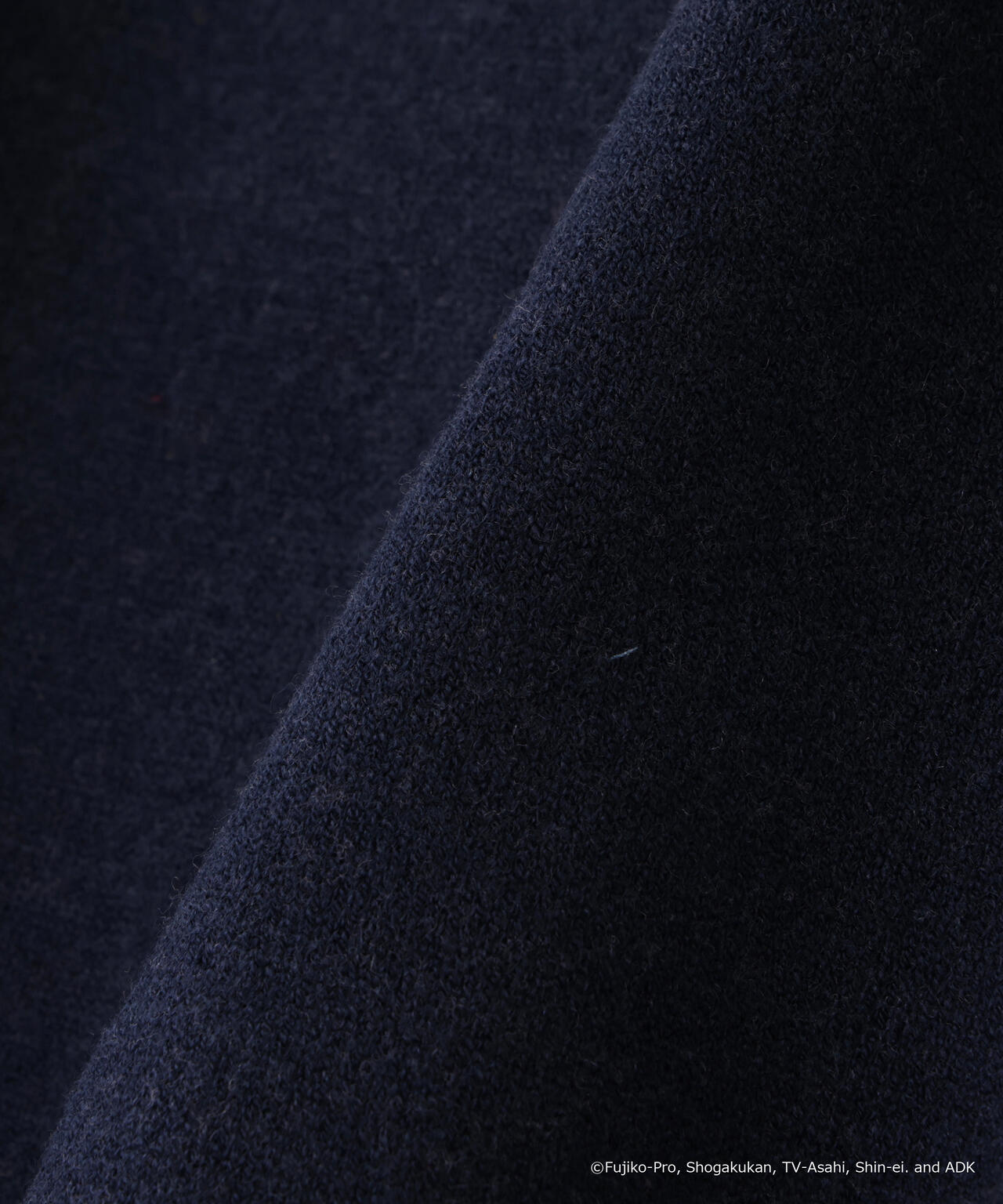 【ドラえもん】ダブルジャガードハーフジップニットプルオーバー