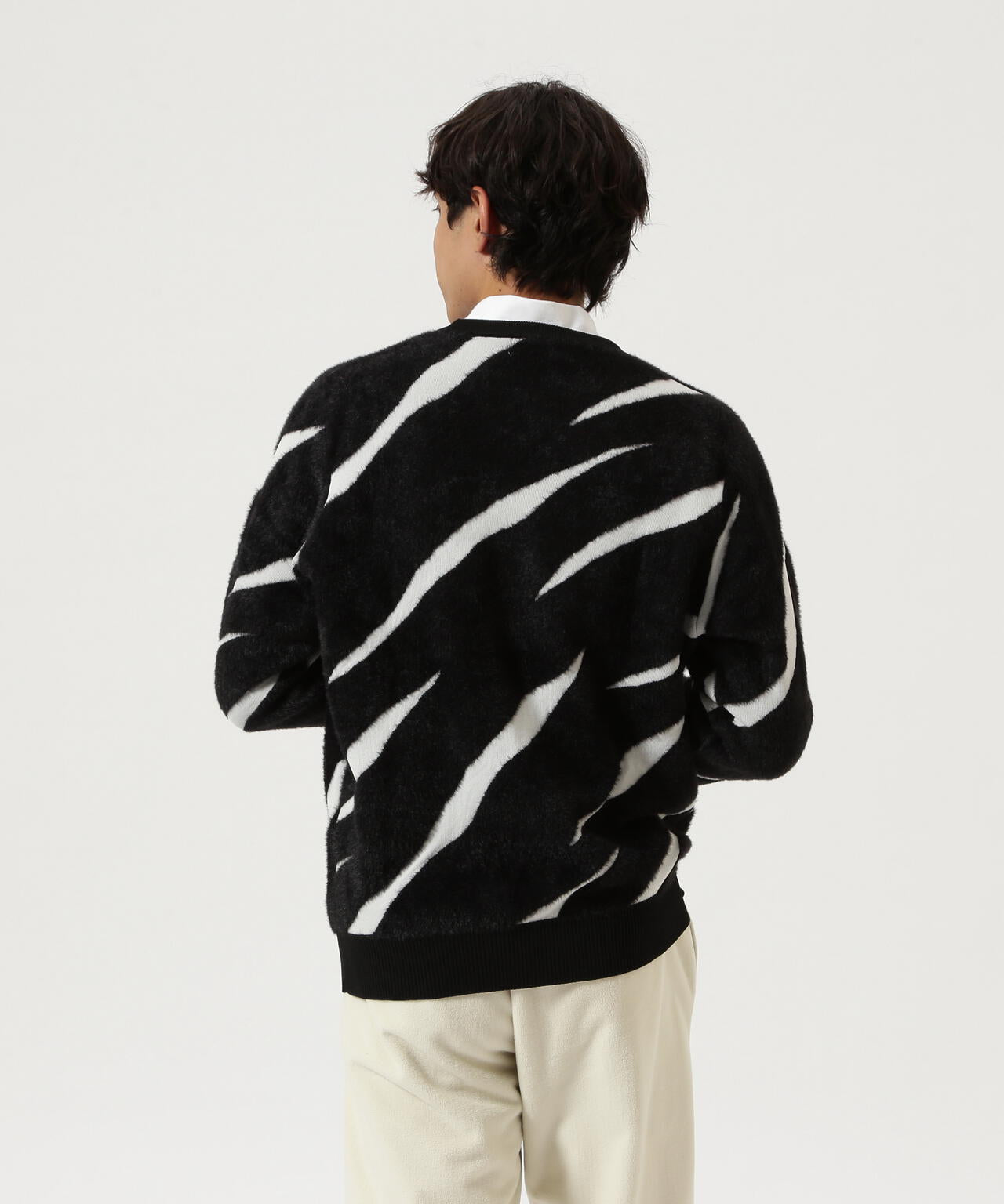 12Gダブルジャガードクルーネックニットプルオーバー | Jack Bunny