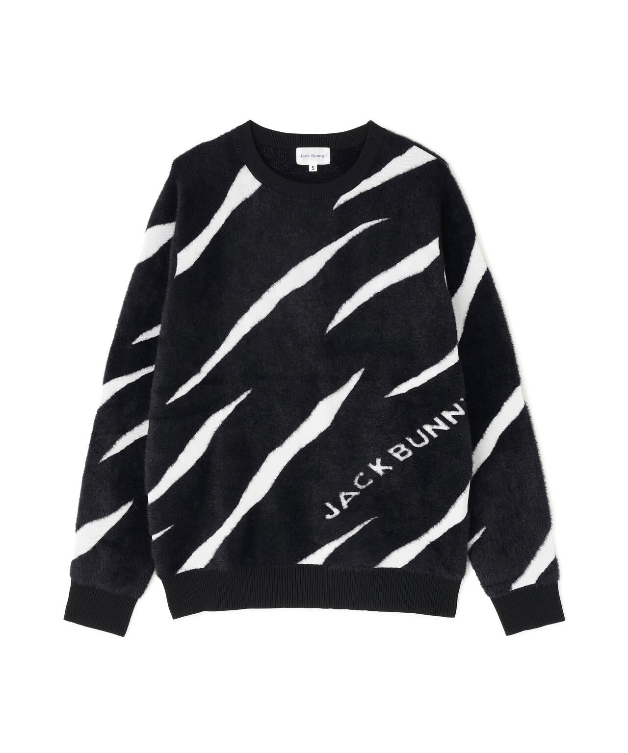 Jack Bunny!! ジャックバニー スニードジャック タフタ プルオーバー 12Gダブルジャガードクルーネックニットプルオーバー | Jack Bunny