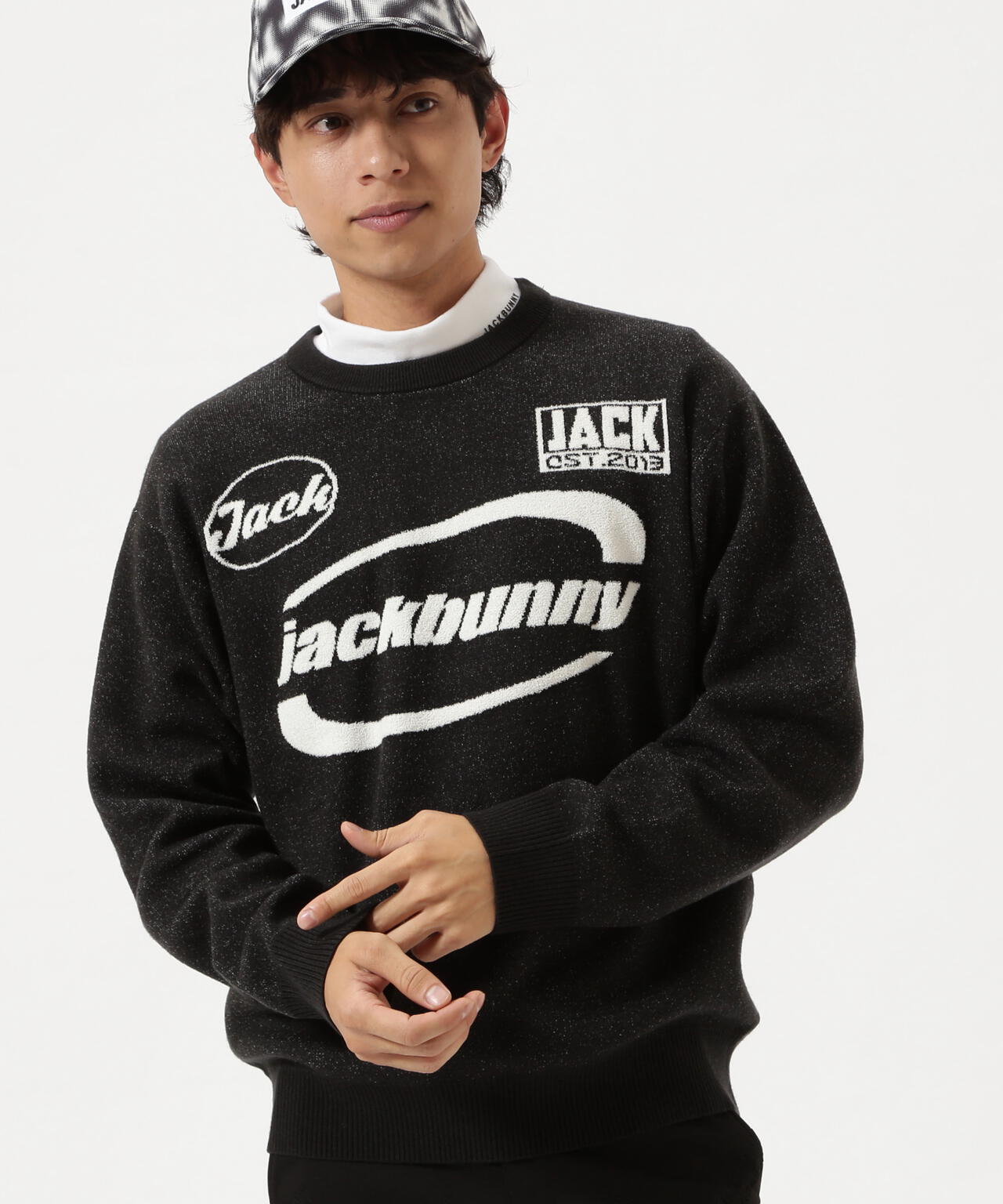 佐久間朱莉プロコラボカラーあり】12Gダブルジャガードクルーネック